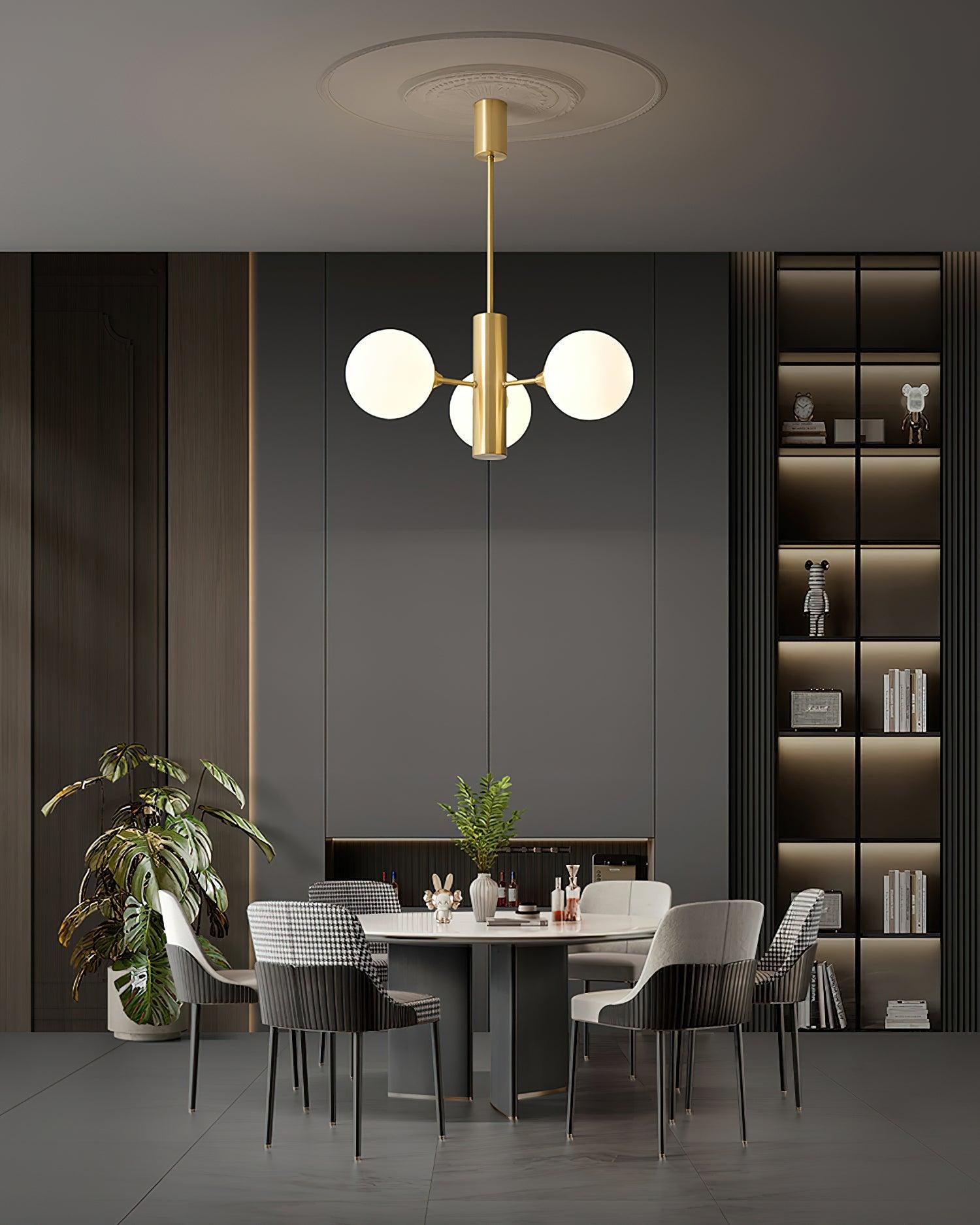 Stella Brass Chandelier - Cueteks