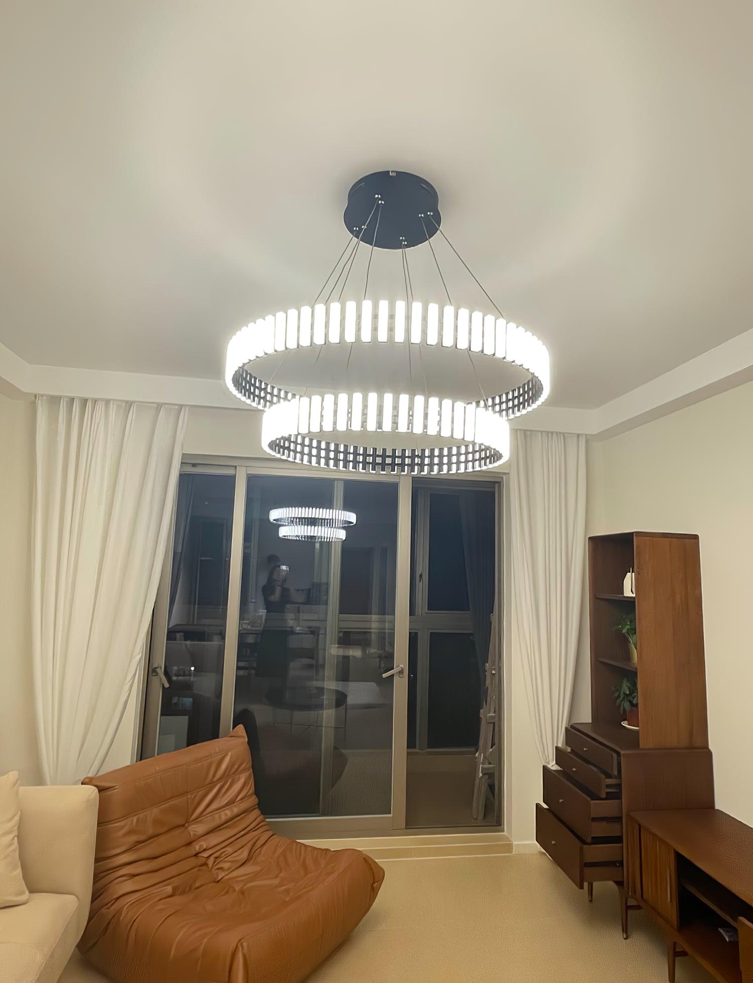 Hanging LED Chandelier - Cueteks