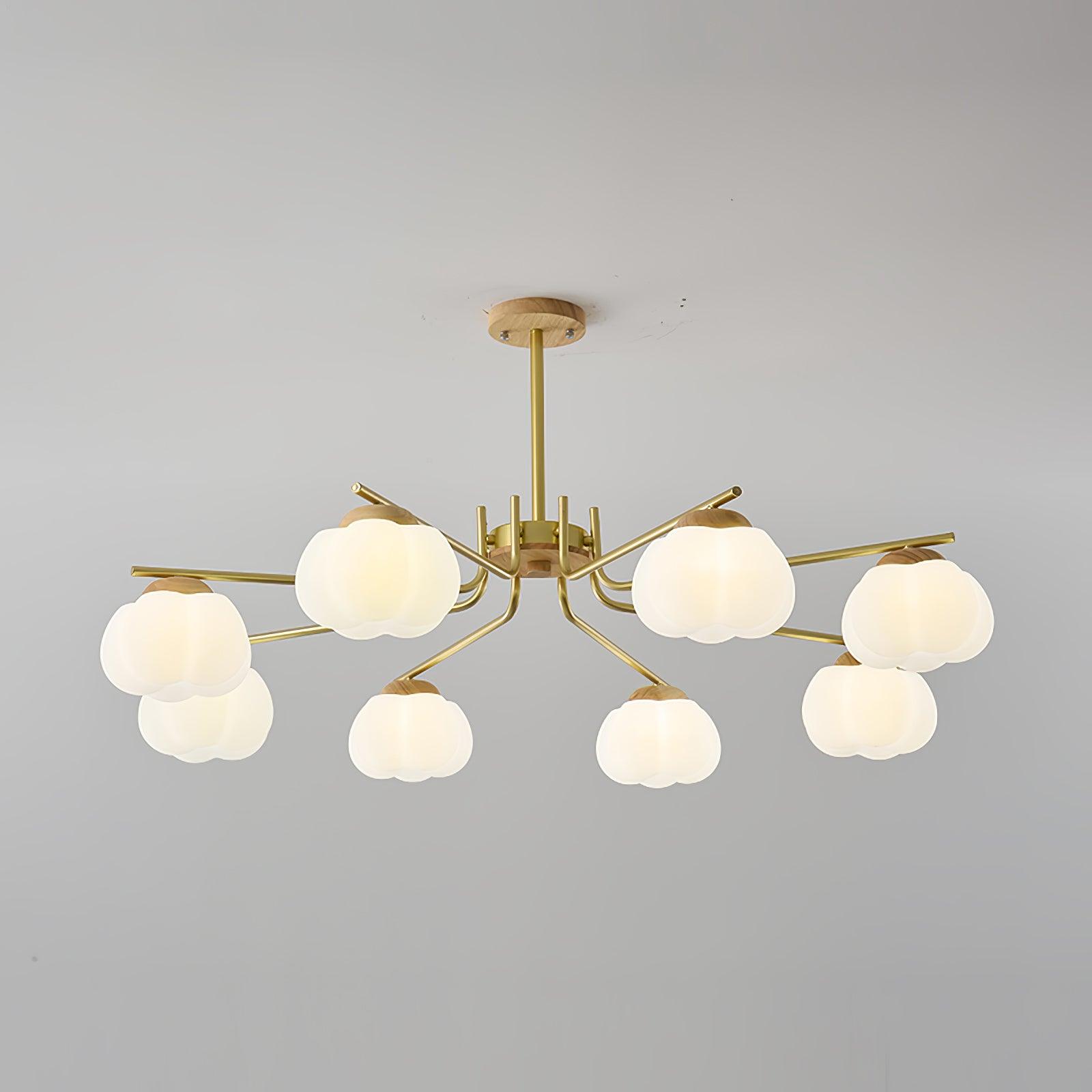 Plastic Cotton Balls Chandelier - Cueteks
