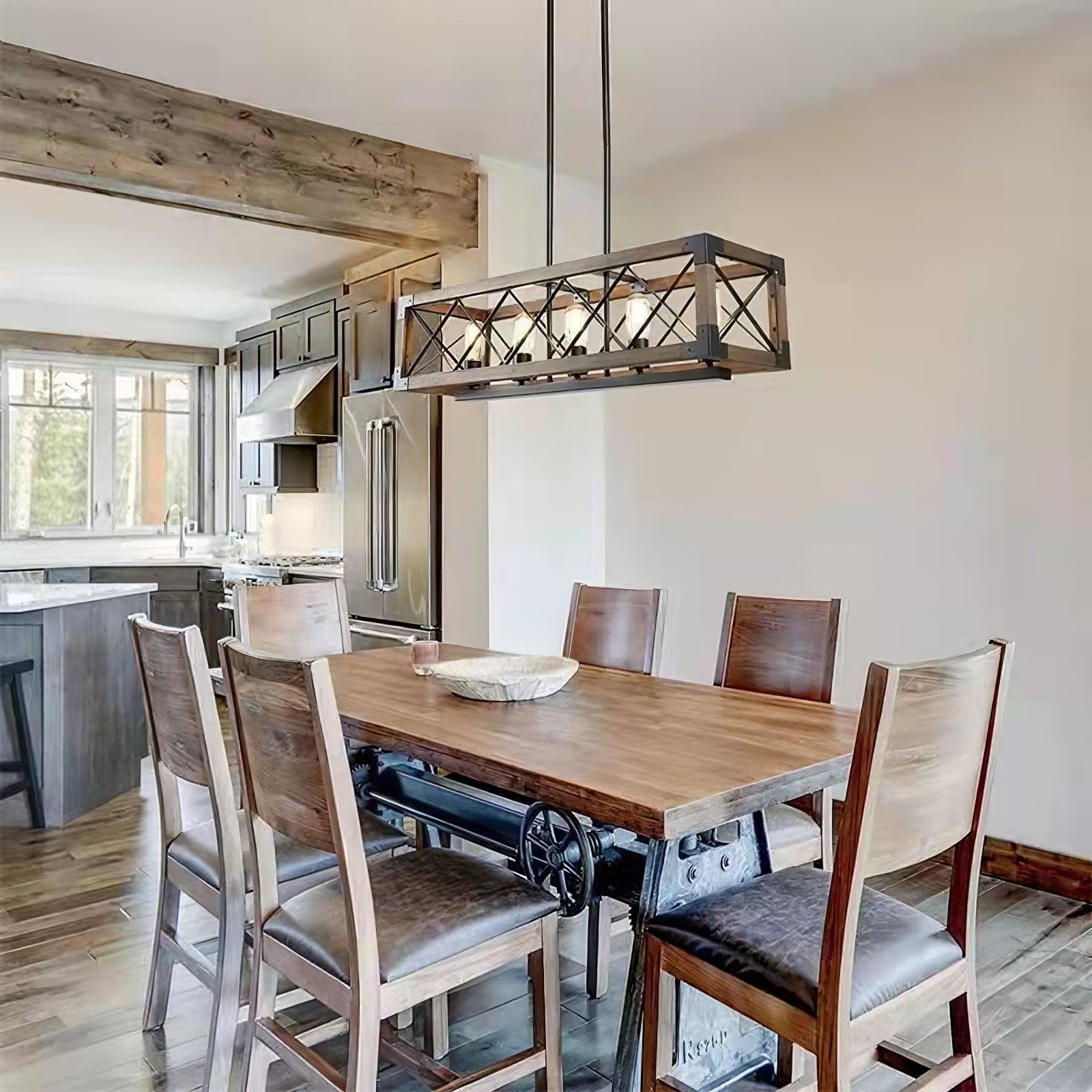 Kitchen Island Rectangle Chandelier - Cueteks
