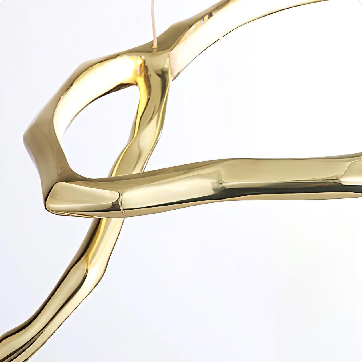 Cloud Rings Series Brass Chandelier - Cueteks