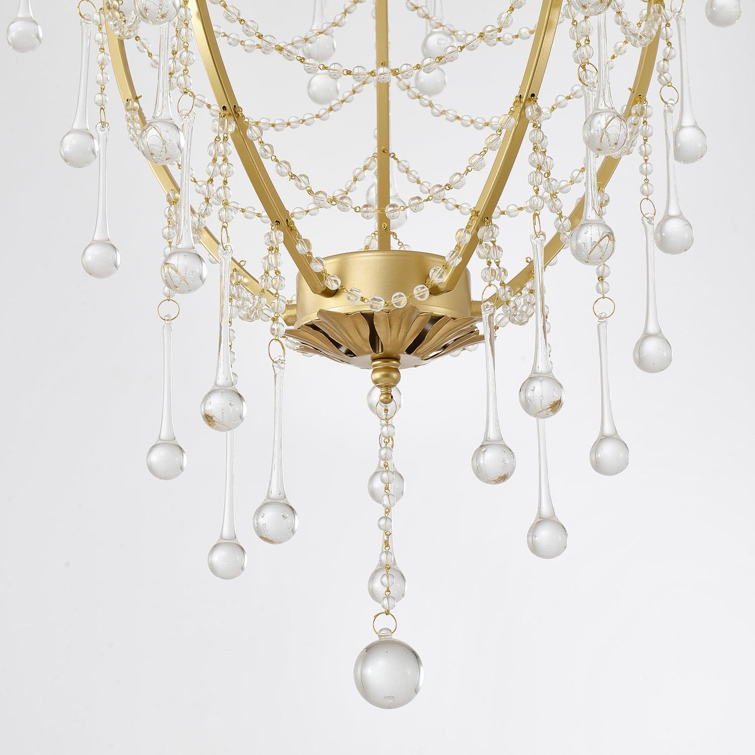Crystal Birdcage Chandelier - Cueteks