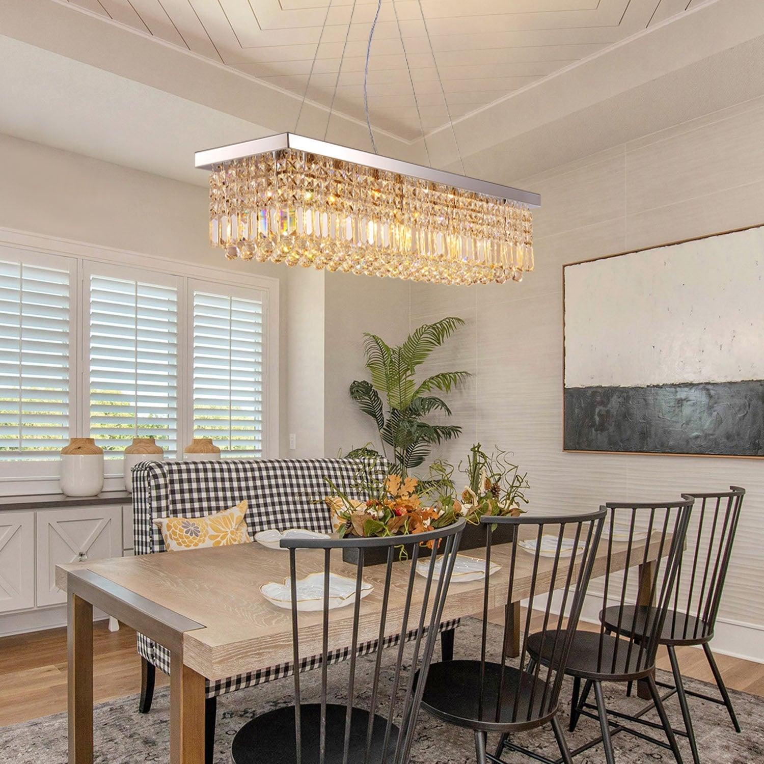 Crystal Raindrop Chandelier - Cueteks