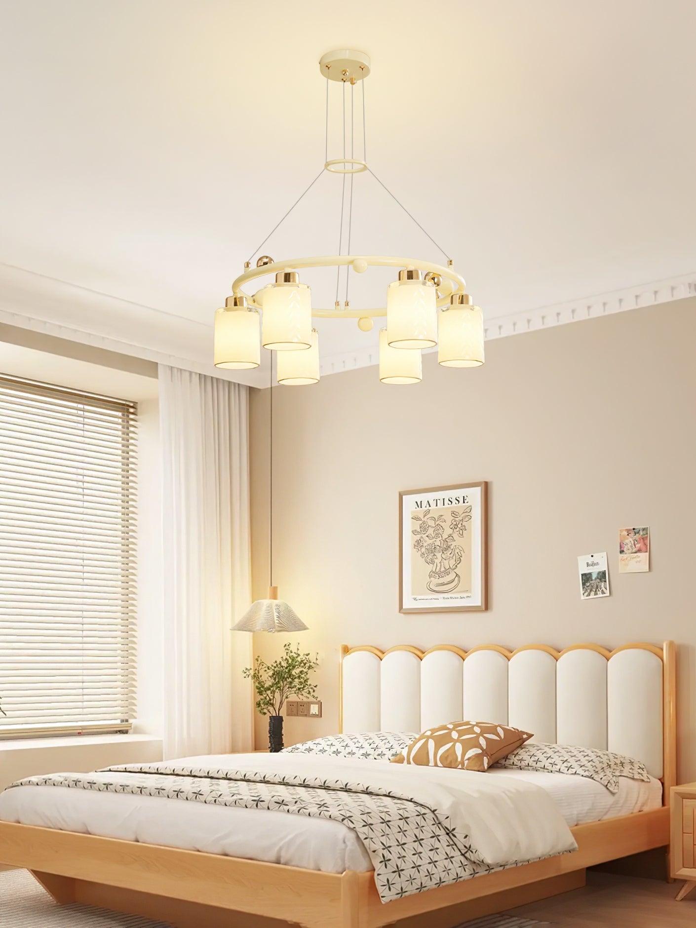 Ring Glass Cup Chandelier - Cueteks