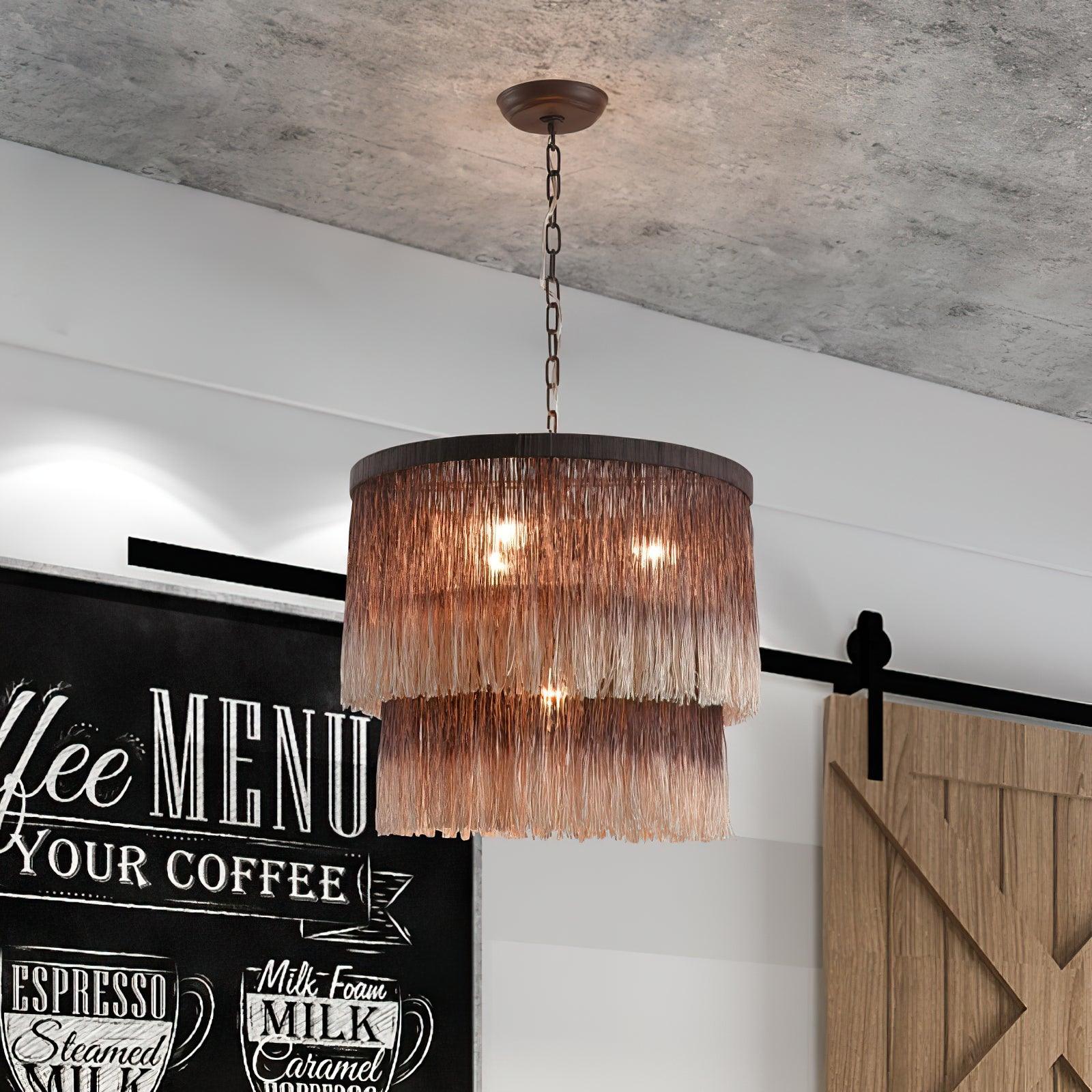 Tassel Chandelier - Cueteks