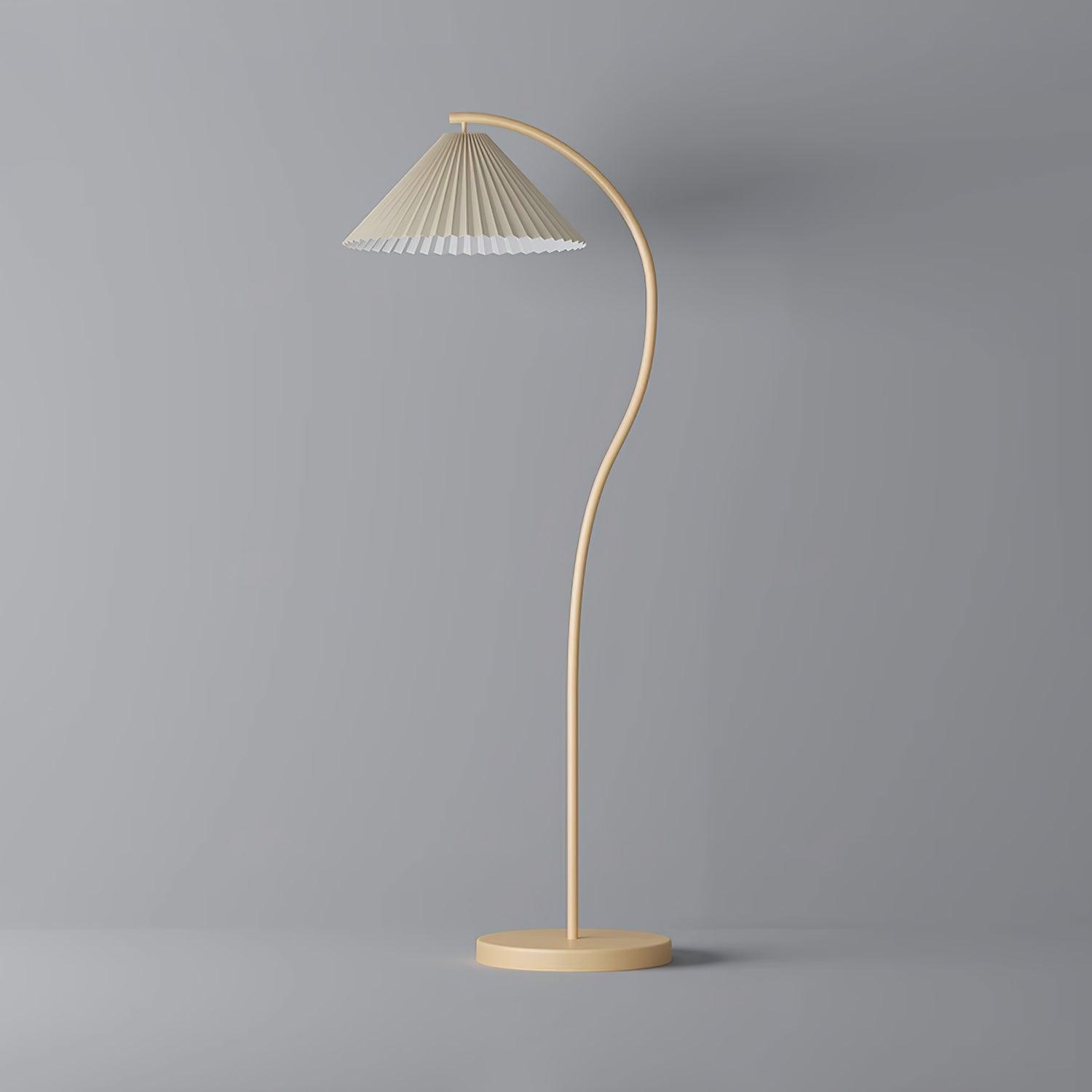 Crescini Pleated Floor Lamp - Cueteks