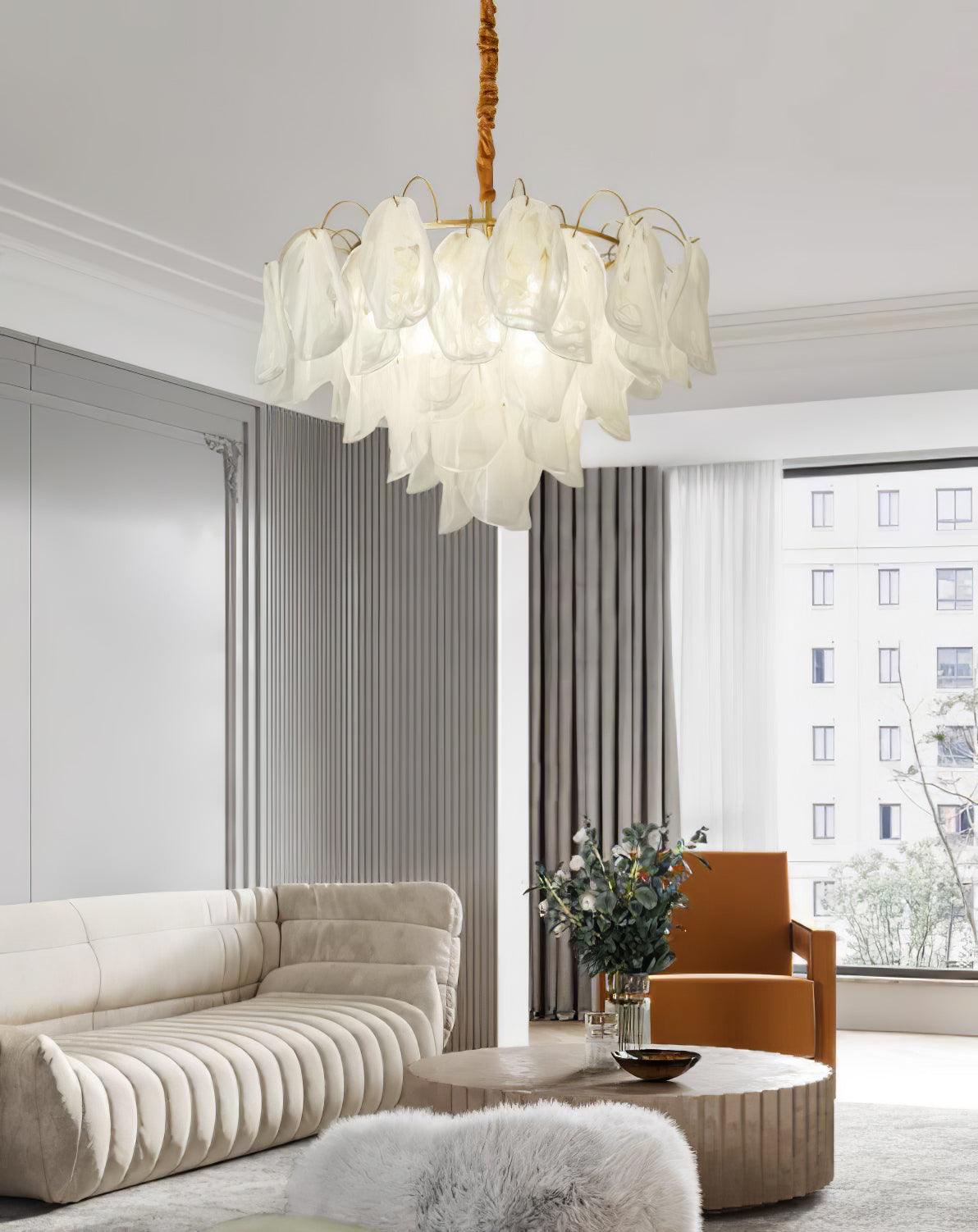 Multi Tier Cloud Glass Pendant Light - Cueteks