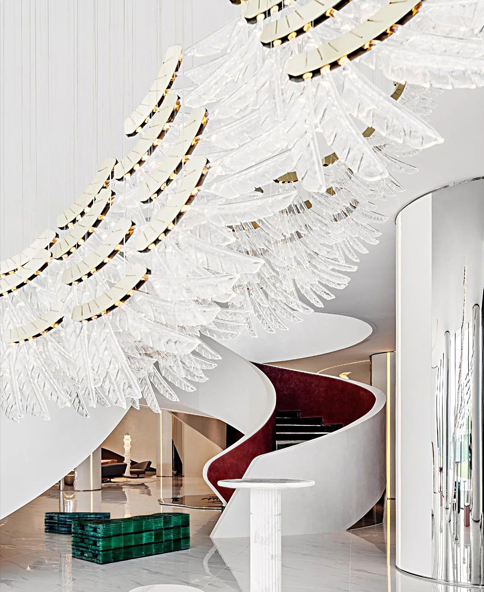 Tiered Palmette Chandelier - Cueteks