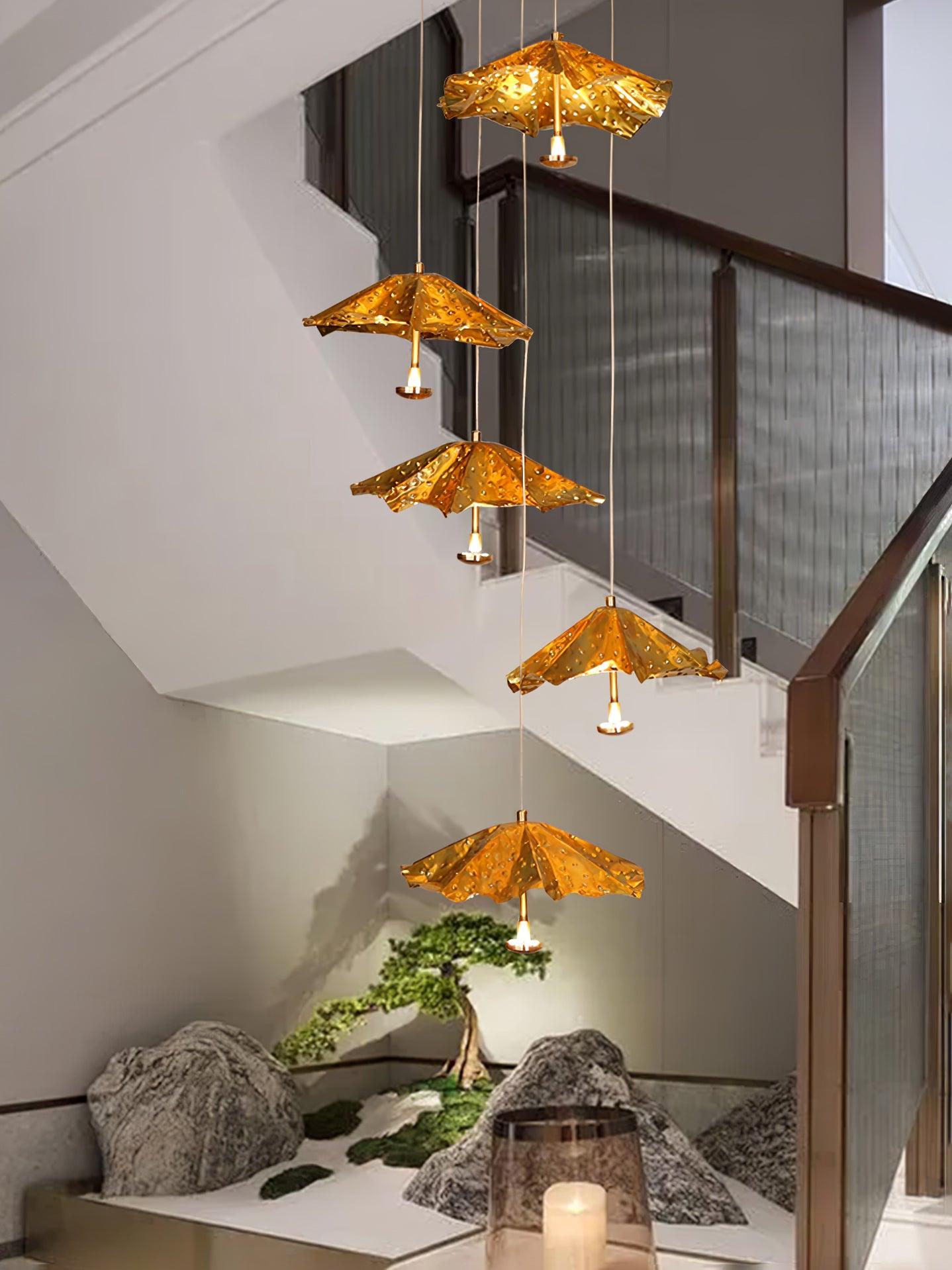 Livra Leaf Chandelier - Cueteks