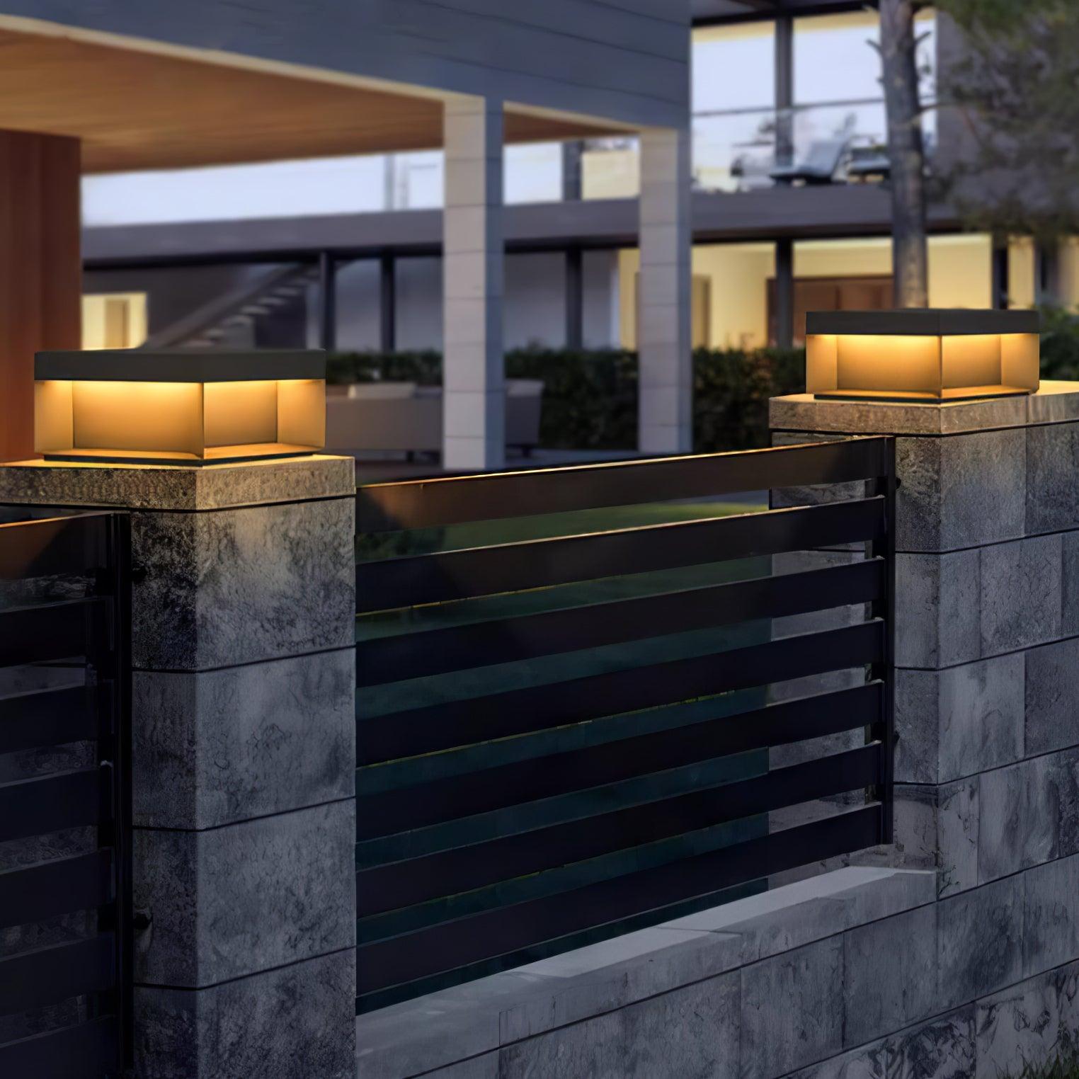 Black Box Outdoor Post Light - Cueteks