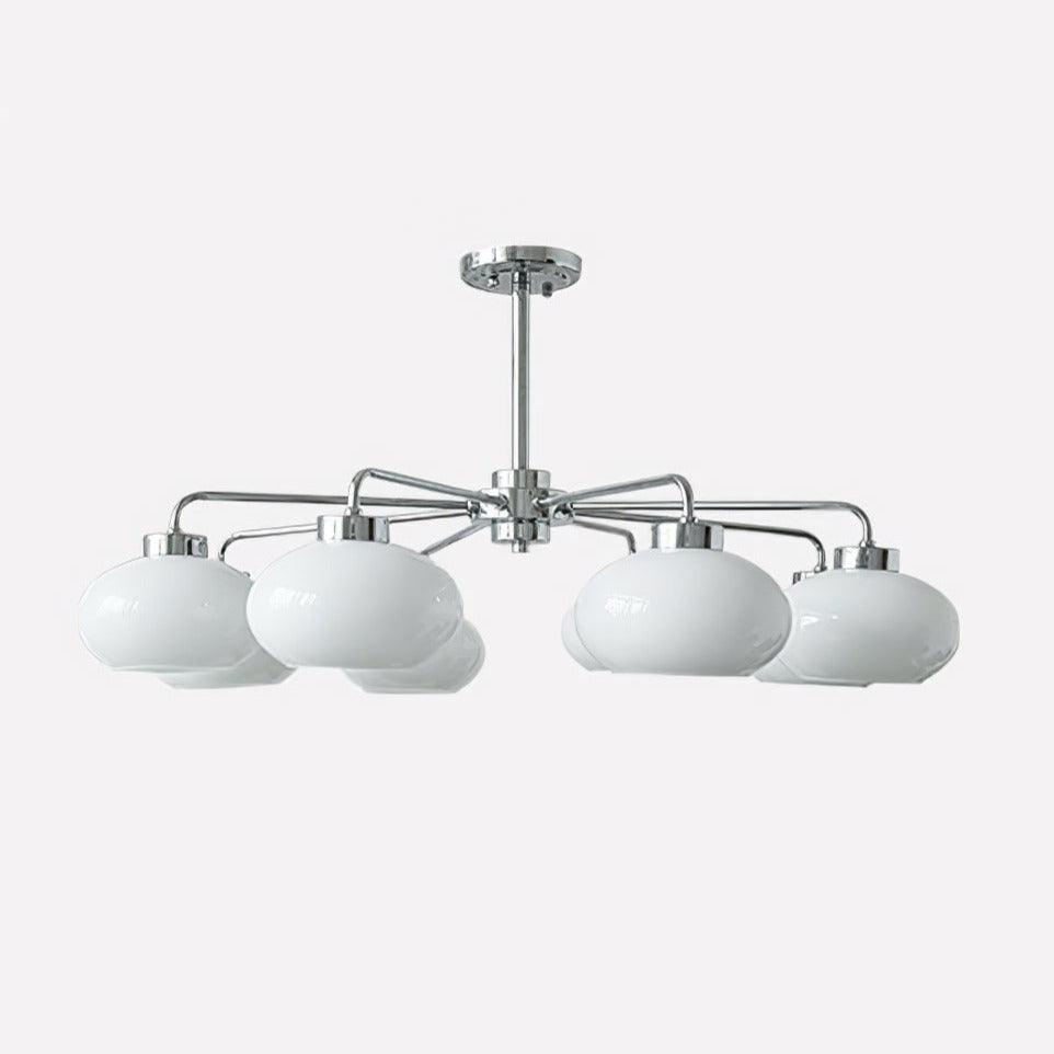 Oval Persimmon Chandelier - Cueteks