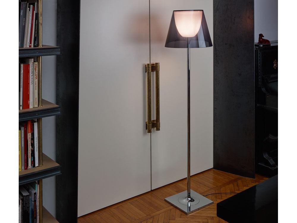 Chrome Prism Floor Lamp - Cueteks
