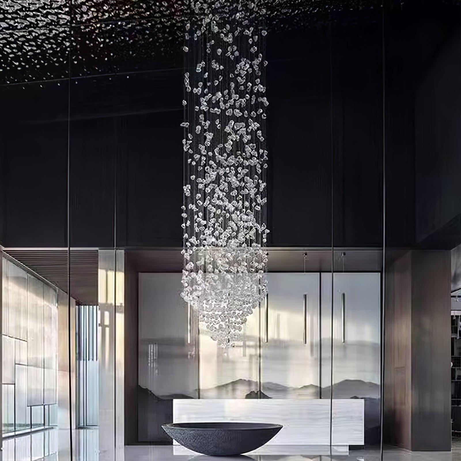 Multicolor Crystal Stone Chandelier - Cueteks