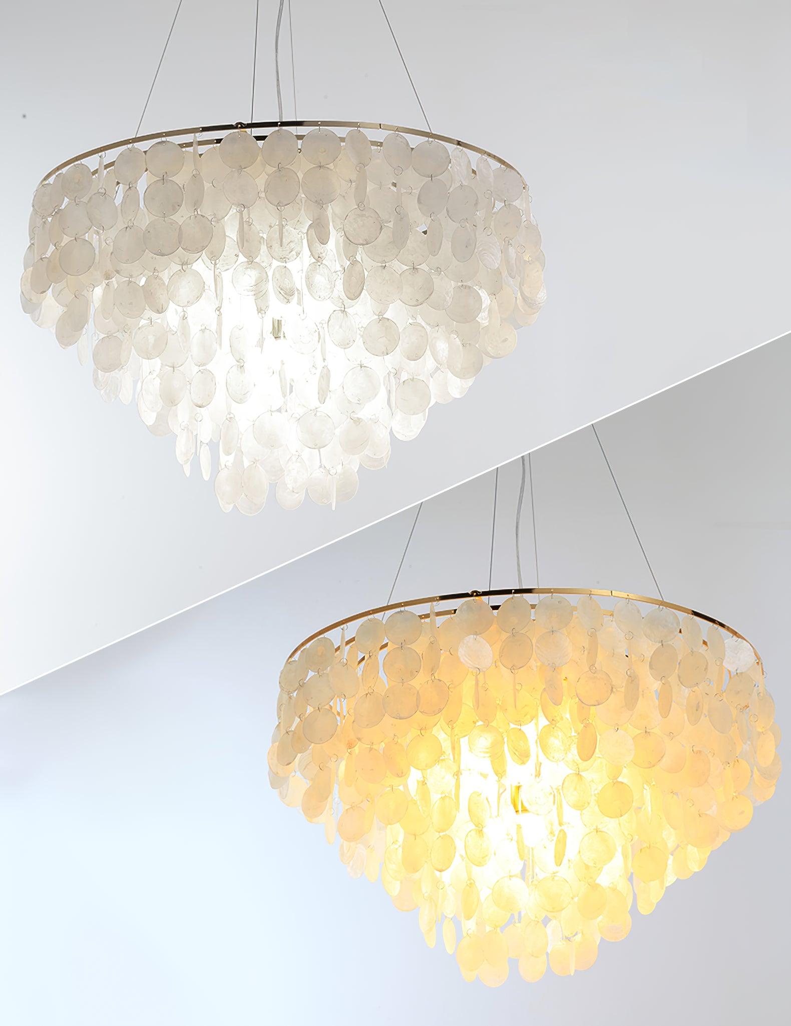 Shell Wind Chime Chandelier - Cueteks