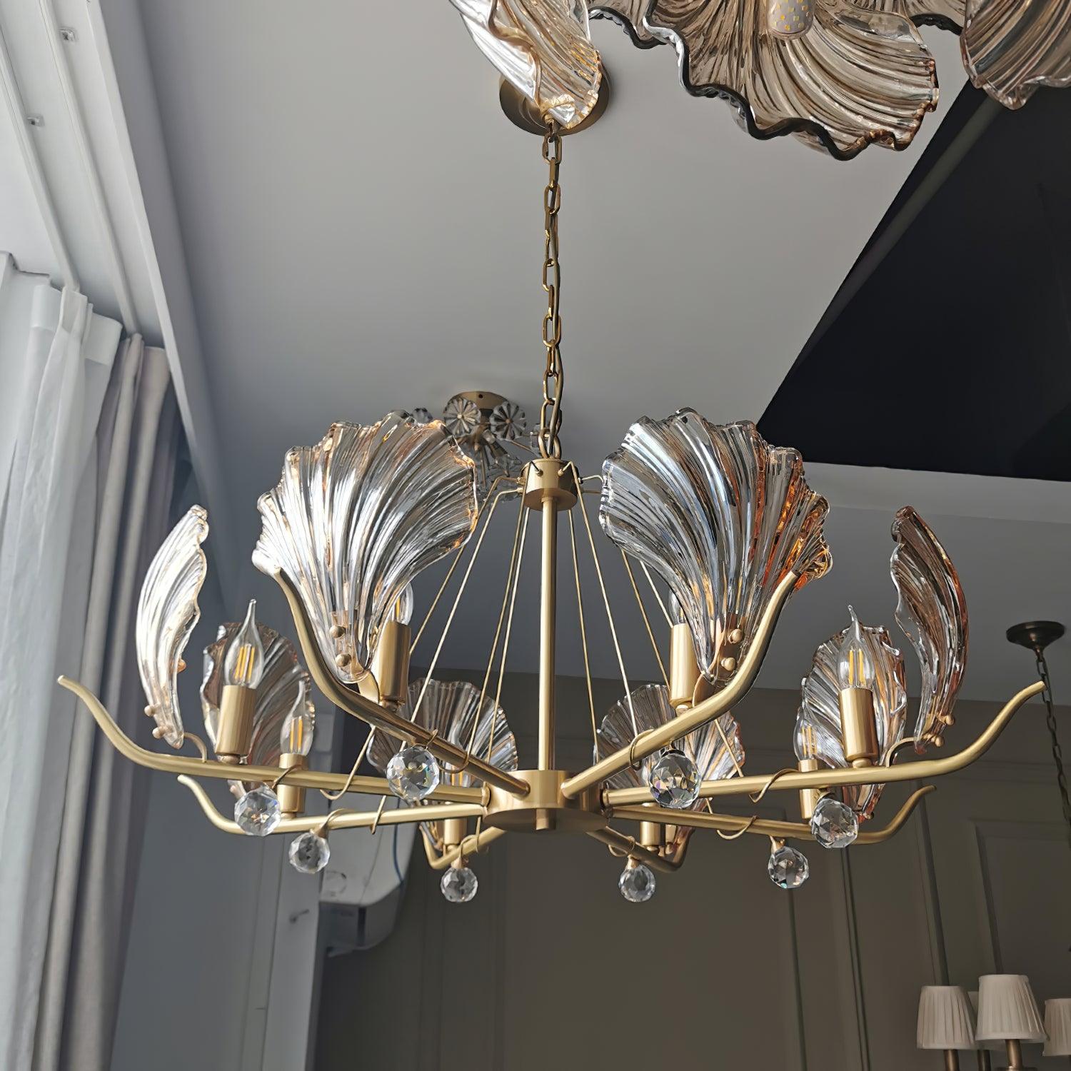 Shell Crystal Chandelier - Cueteks