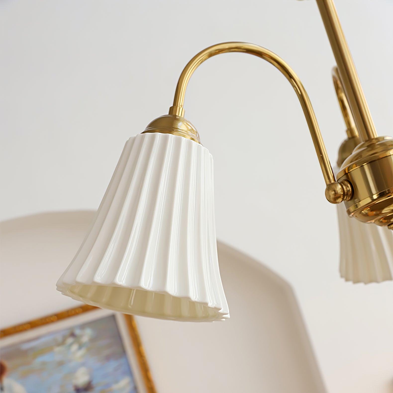 Medieval Ceramic Trumpet Chandelier - Cueteks