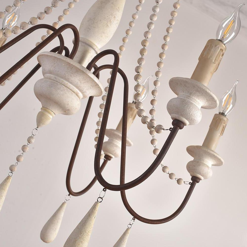 Candle Style Beaded Chandelier - Cueteks