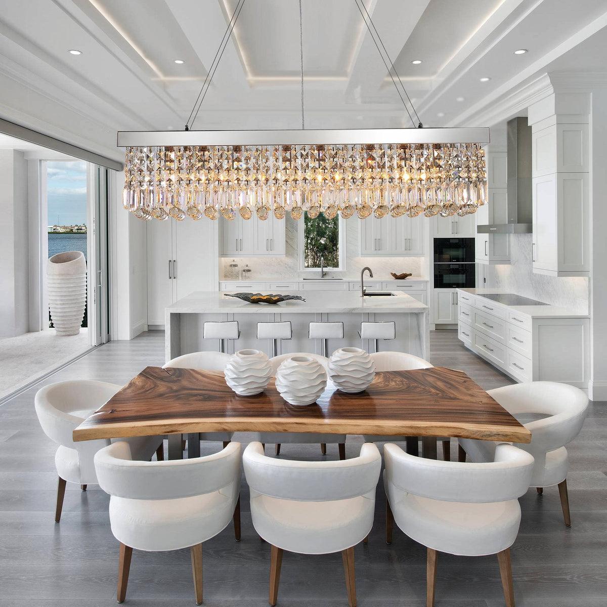 Crystal Raindrop Chandelier - Cueteks