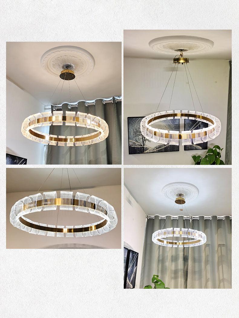 Bangle Chandelier - Cueteks