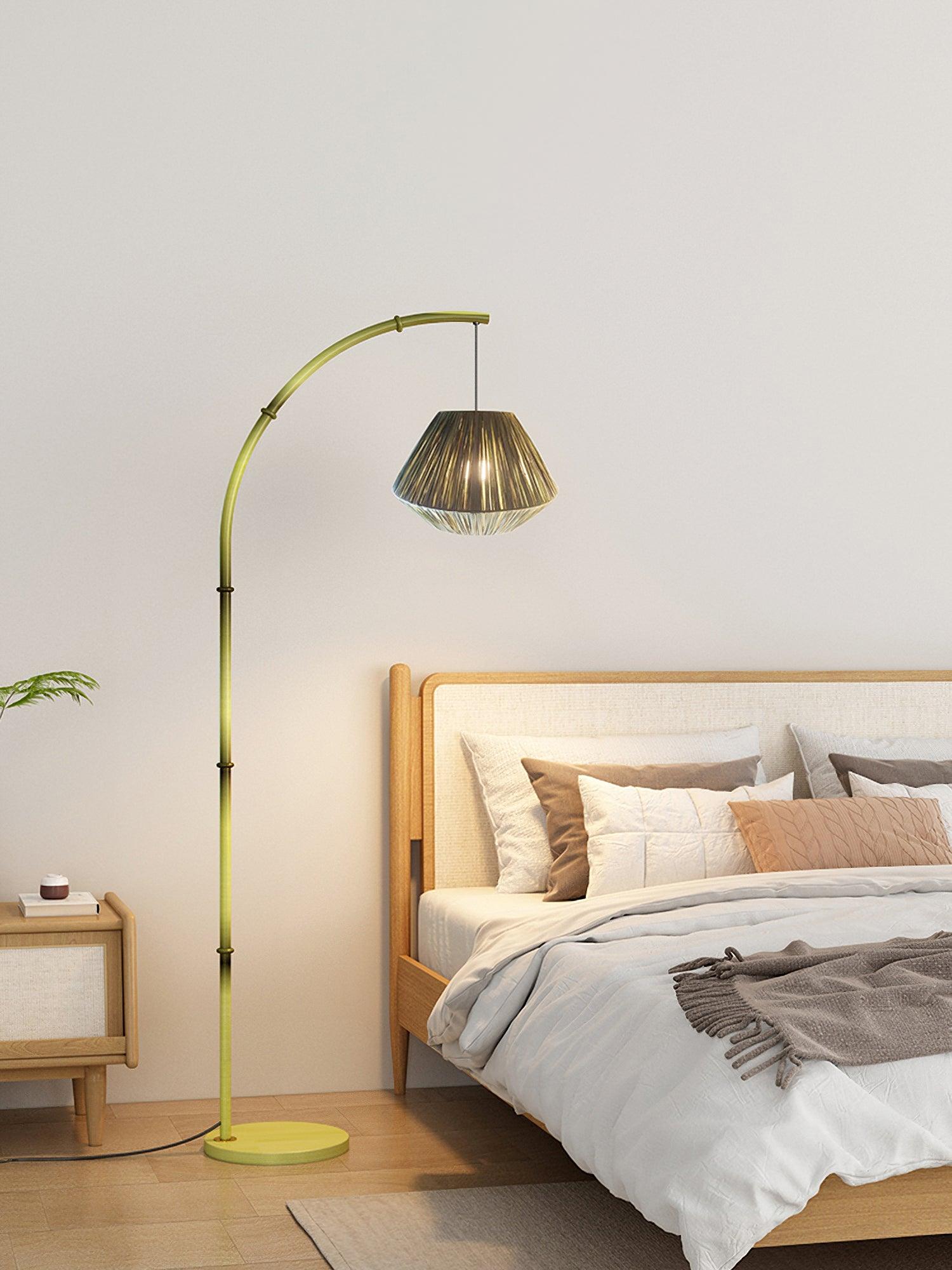 Bamboo Pole Floor Lamp - Cueteks