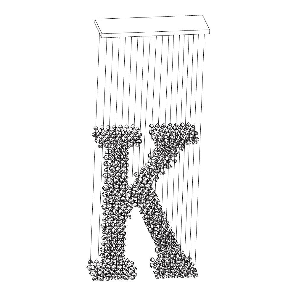 Charcoal Chandeliers K - Cueteks