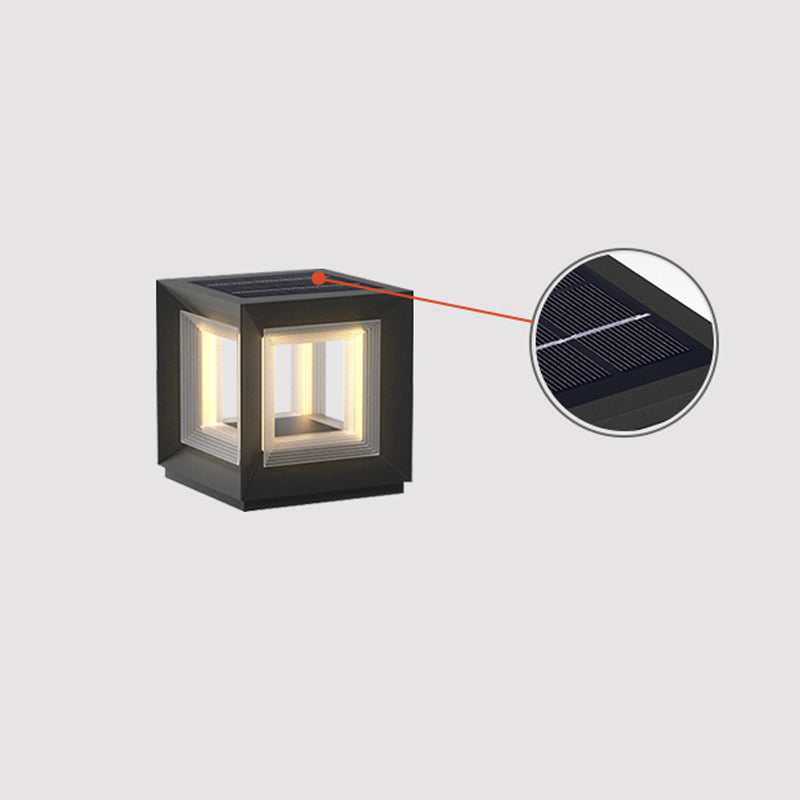 Light Cube Outdoor Post Light - Cueteks