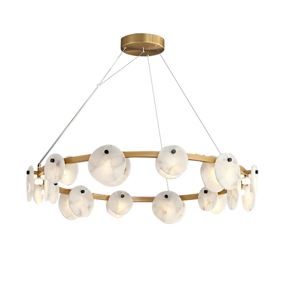 Trinidad Alabaster Chandelier - Cueteks