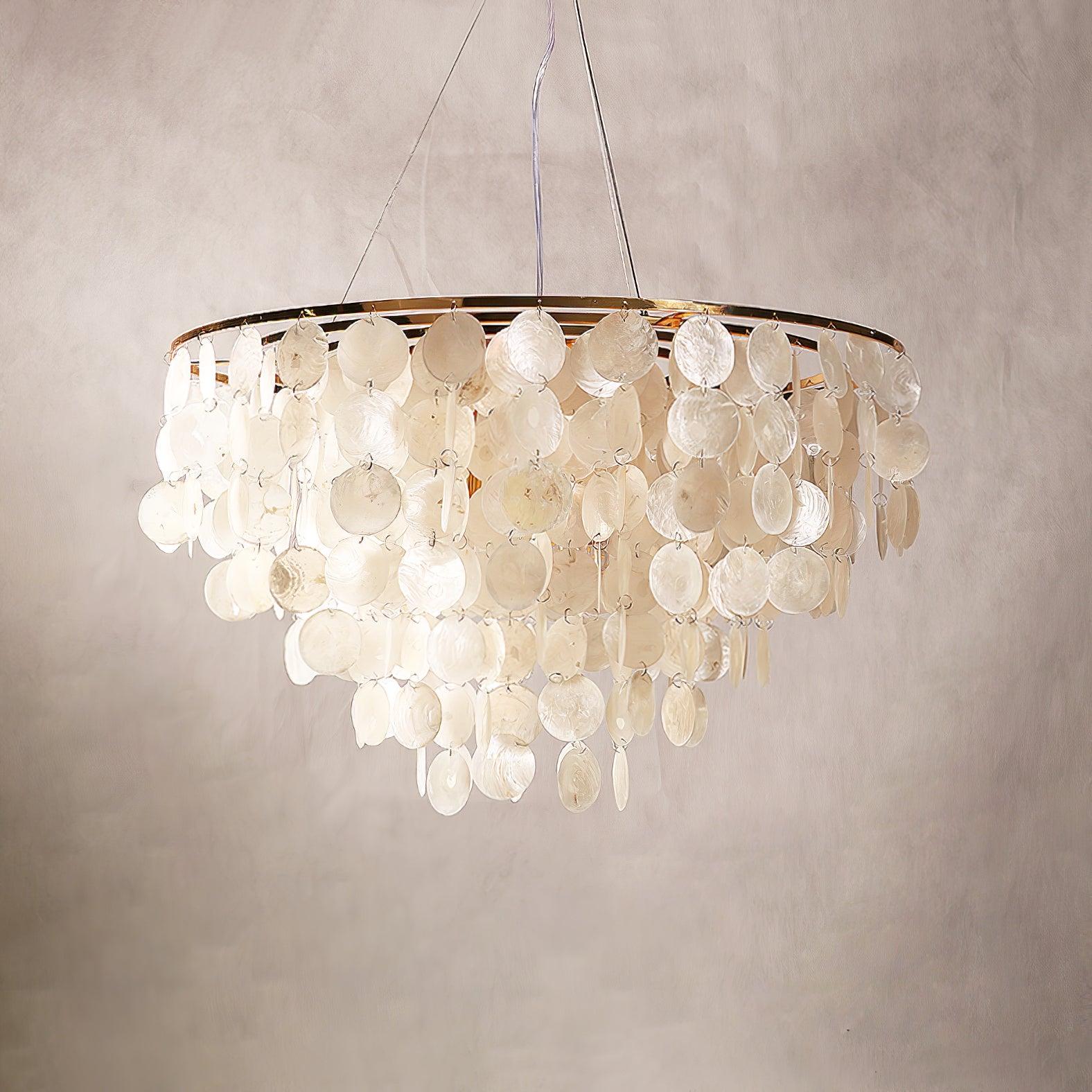 Shell Wind Chime Chandelier - Cueteks