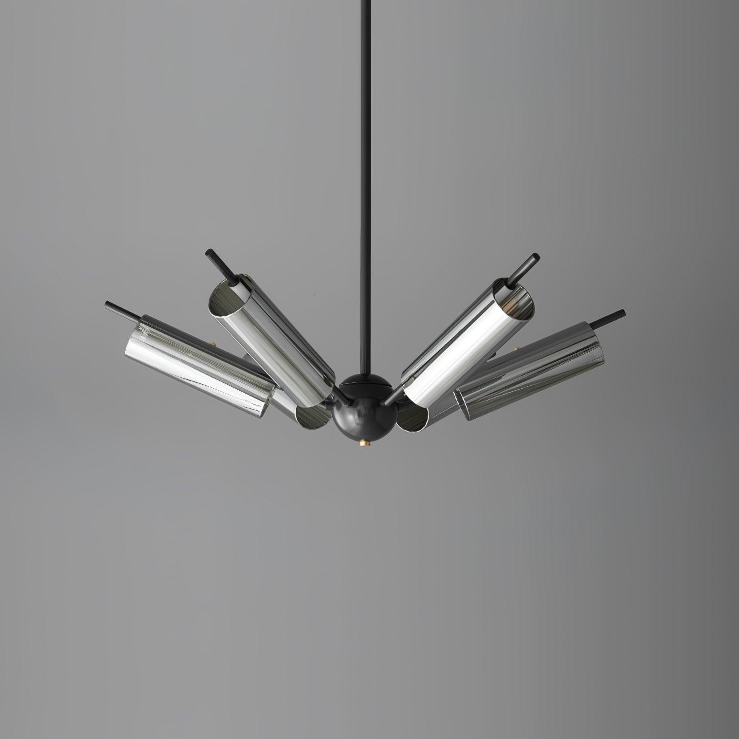 Sputnik Brass Chandelier - Cueteks