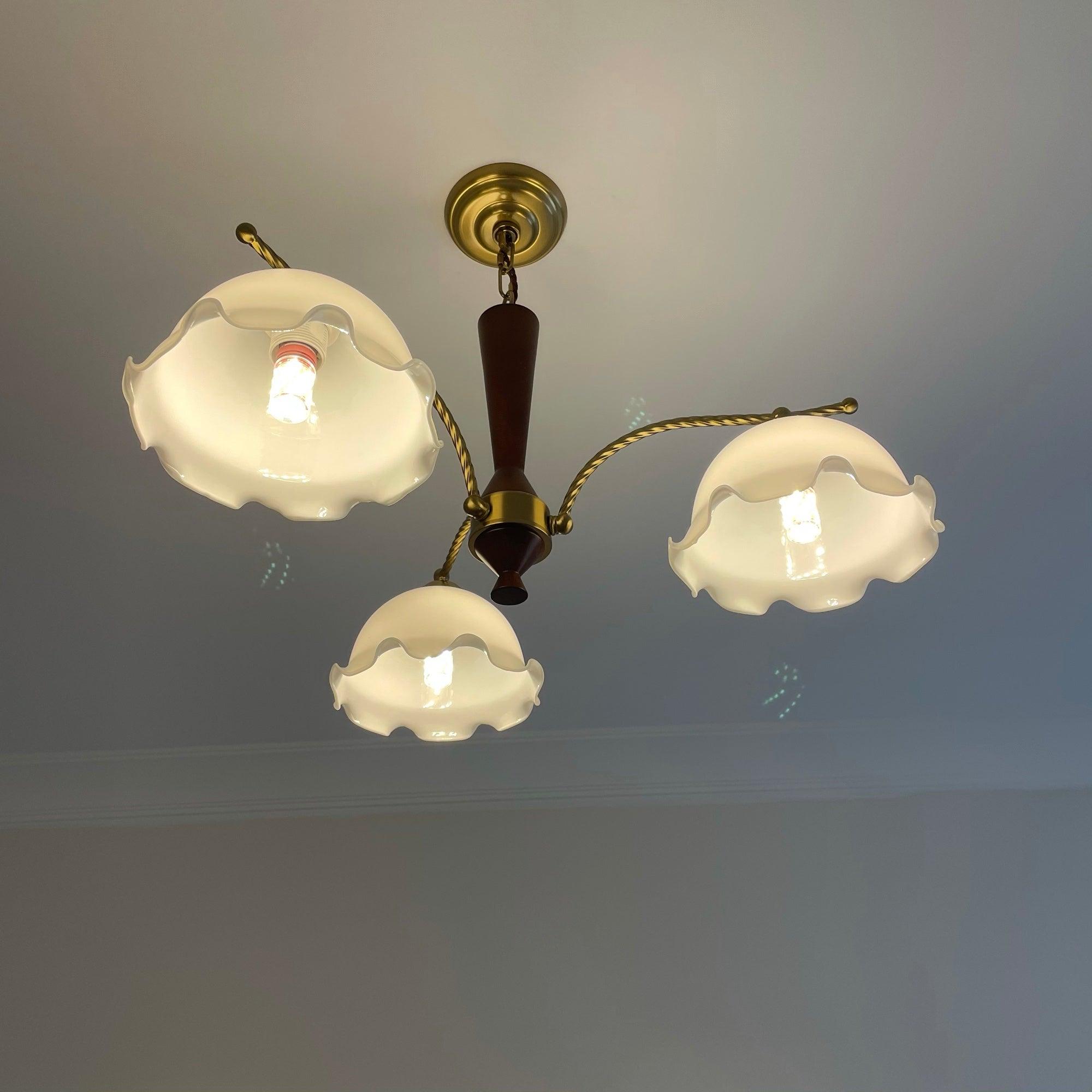 Milky Flower Chandelier - Cueteks