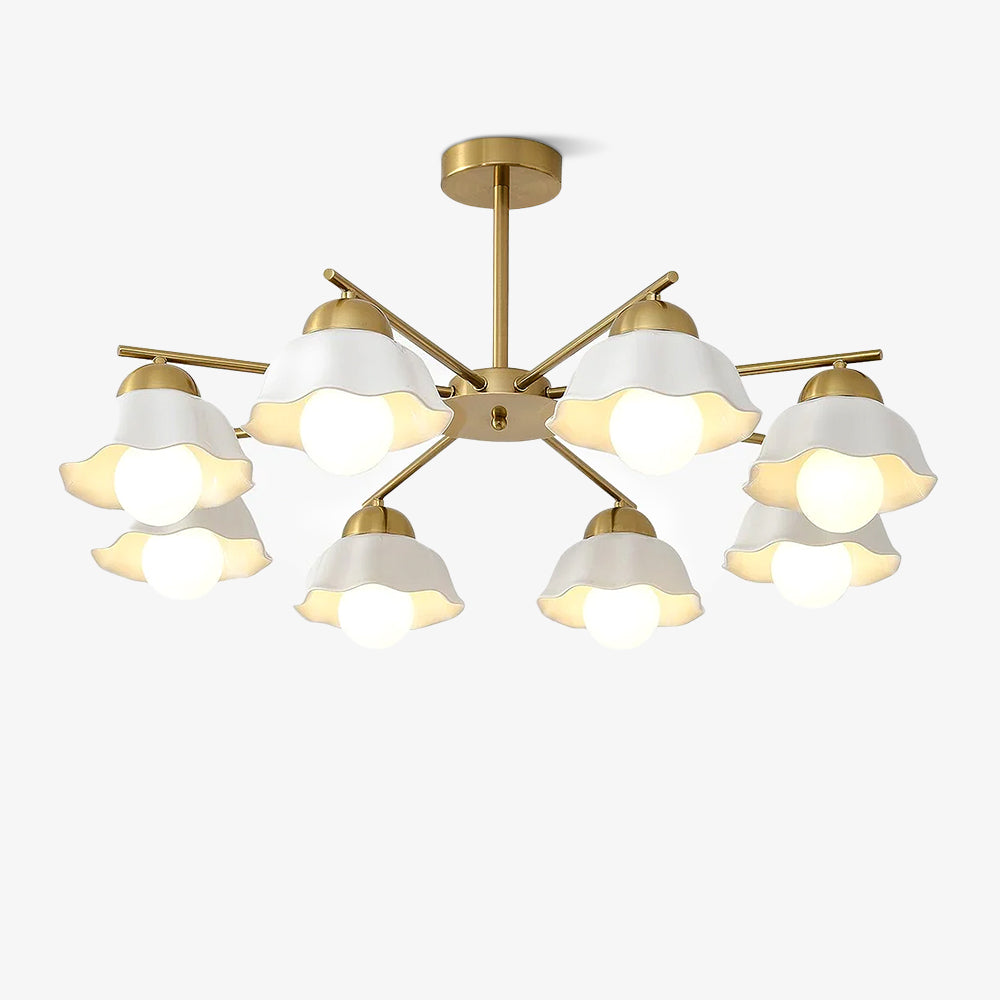 Flower Shade Chandelier - Cueteks