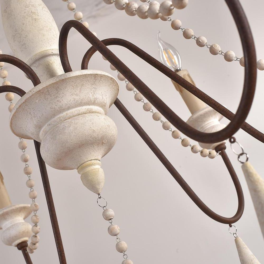 Candle Style Beaded Chandelier - Cueteks