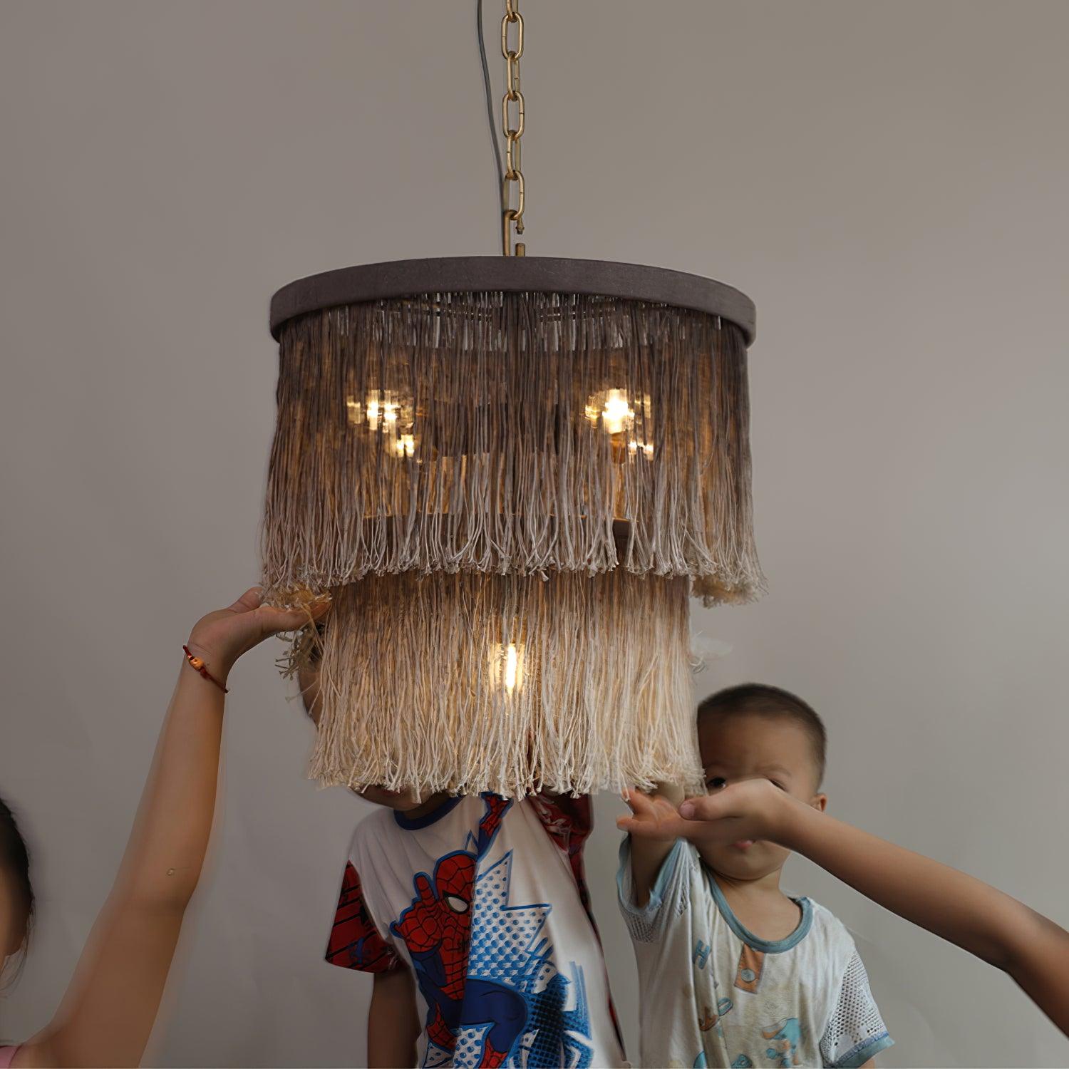 Tassel Chandelier - Cueteks