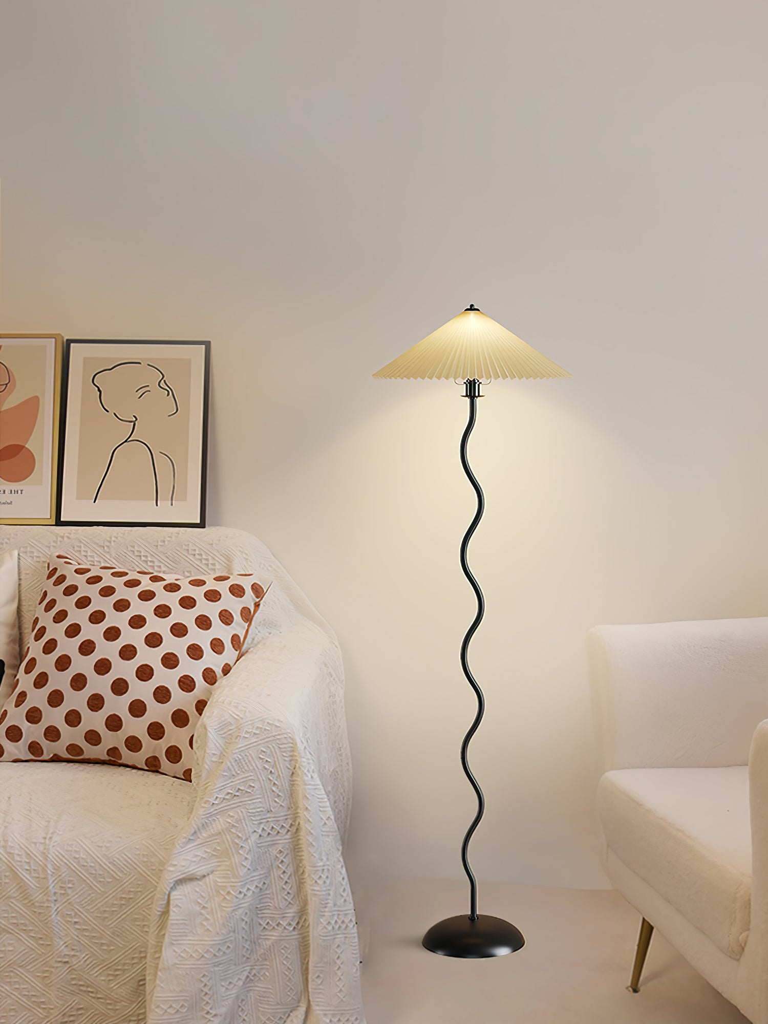 Squiggle Floor Lamp - Cueteks