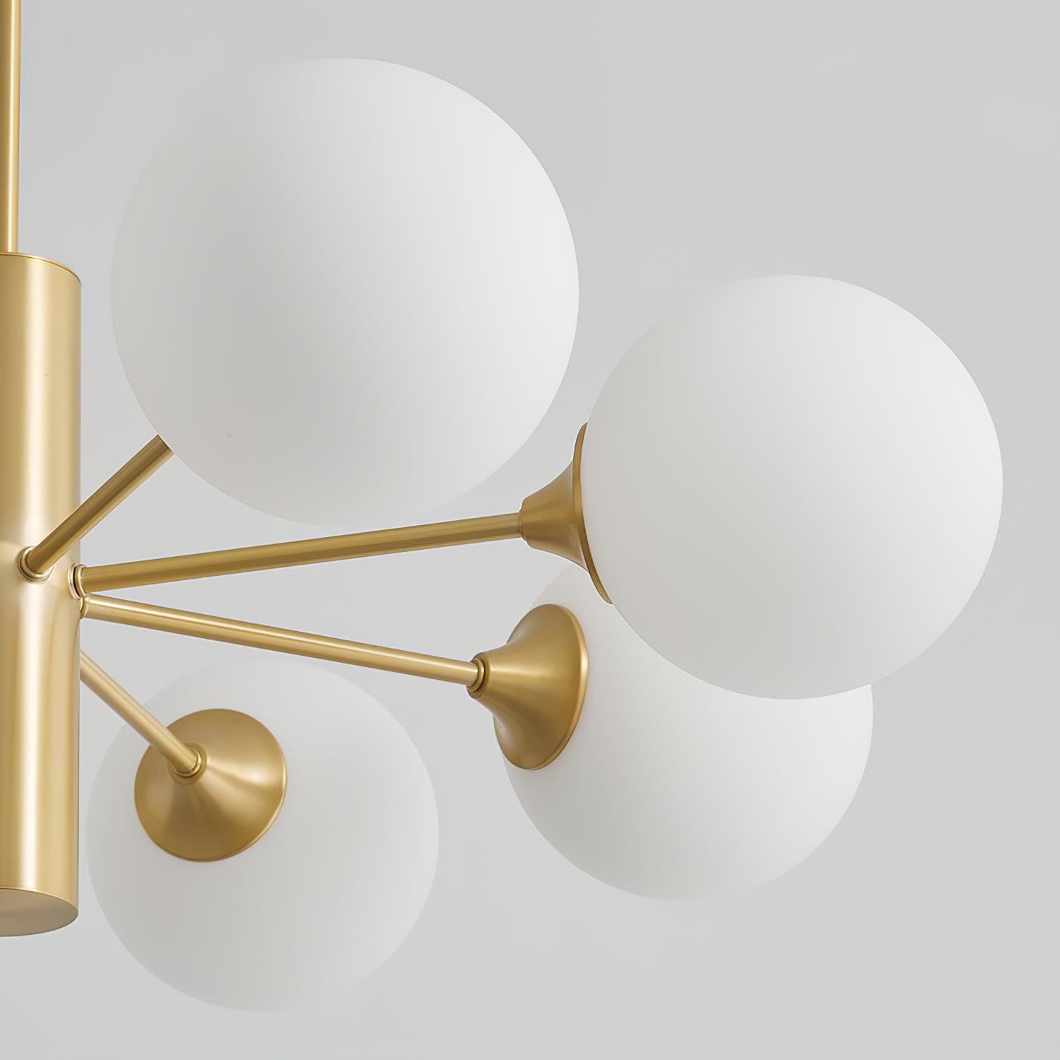 Stella Brass Chandelier - Cueteks