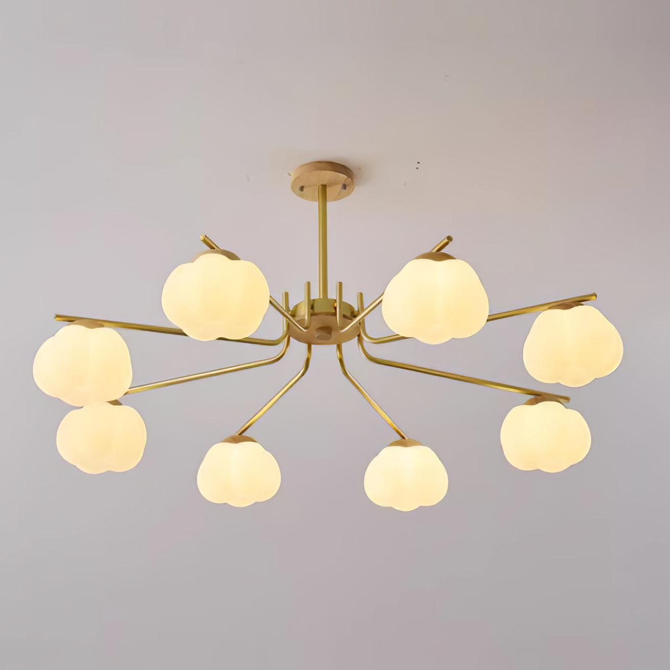 Plastic Cotton Balls Chandelier - Cueteks