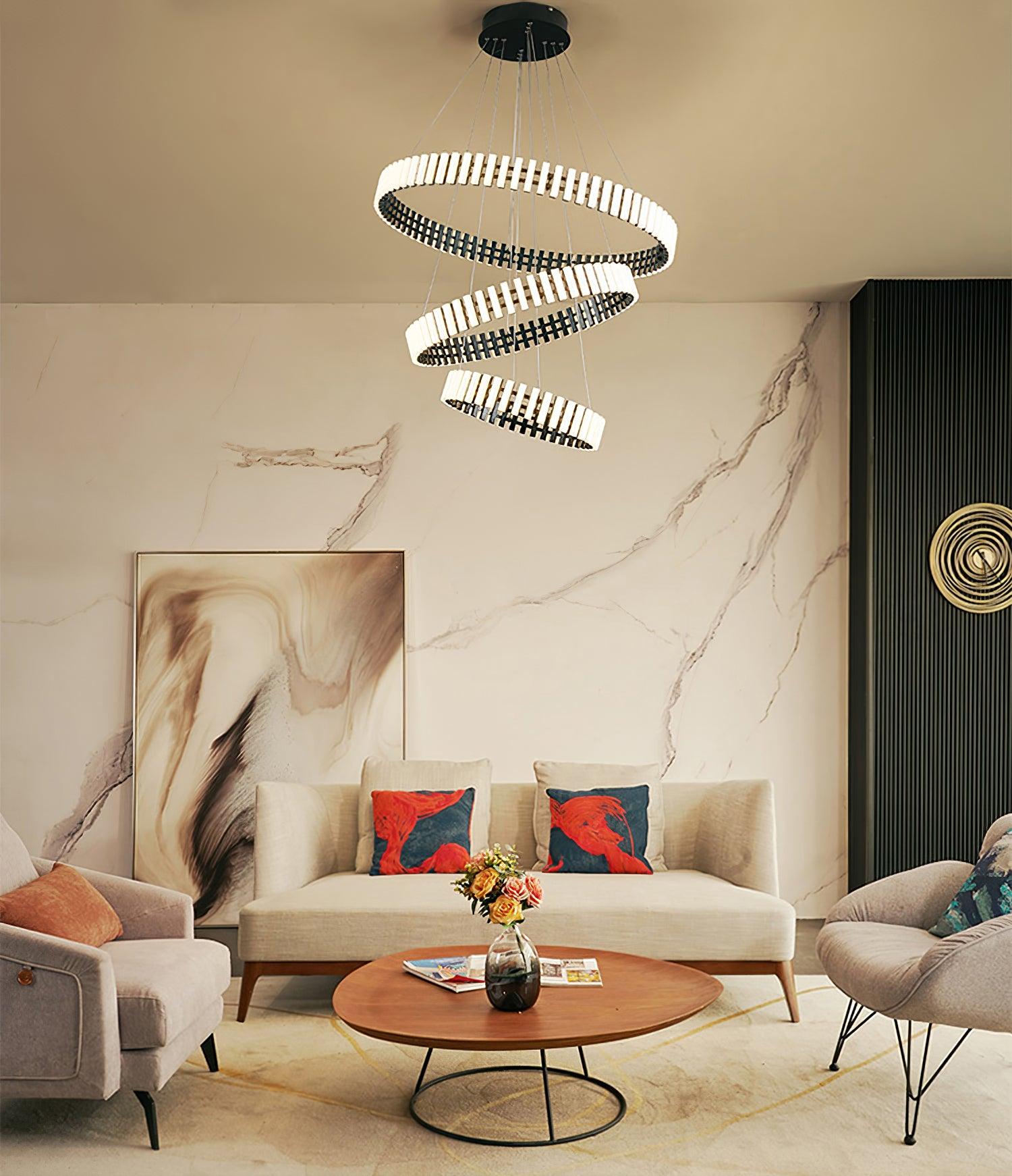 Hanging LED Chandelier - Cueteks