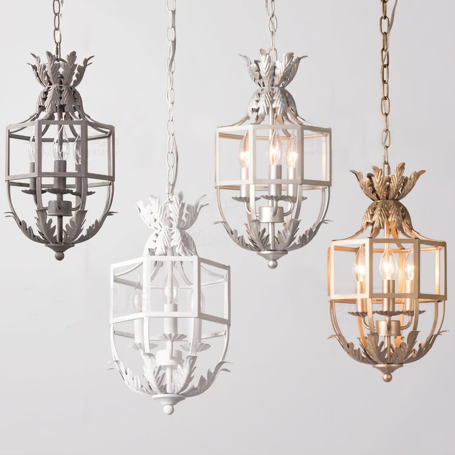 Lustre Retro Cage Chandelier - Cueteks