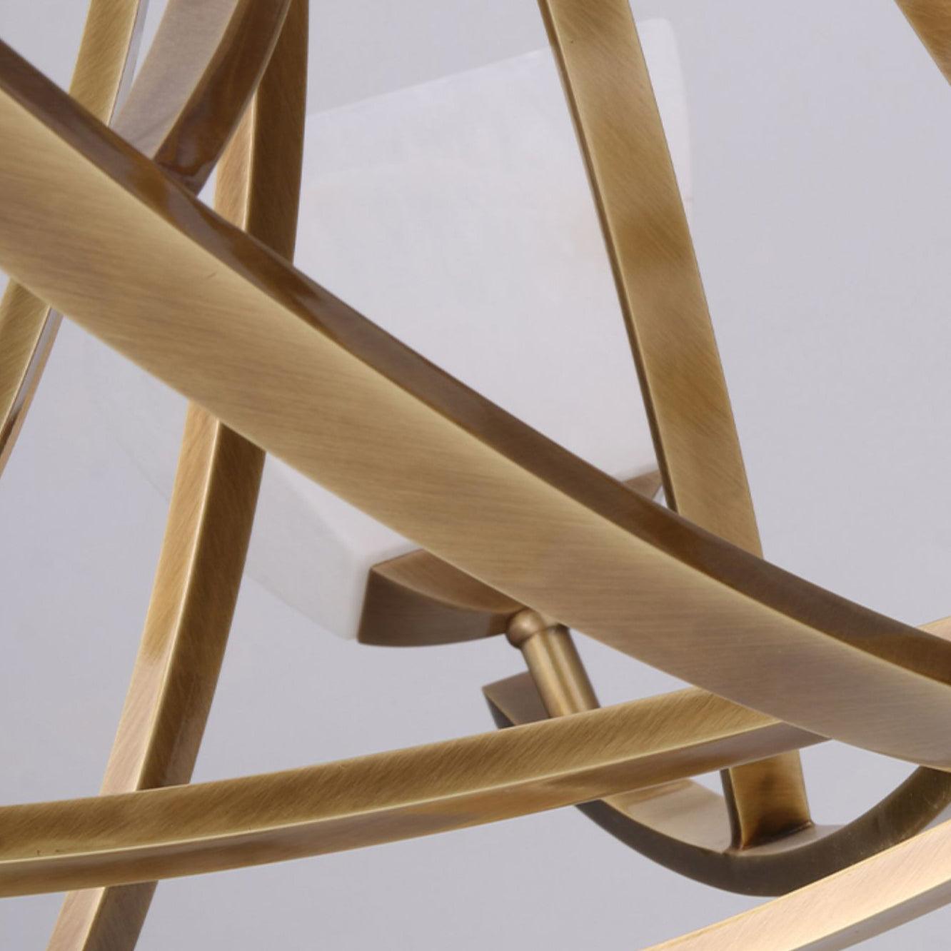 Dover Brass Chandelier - Cueteks