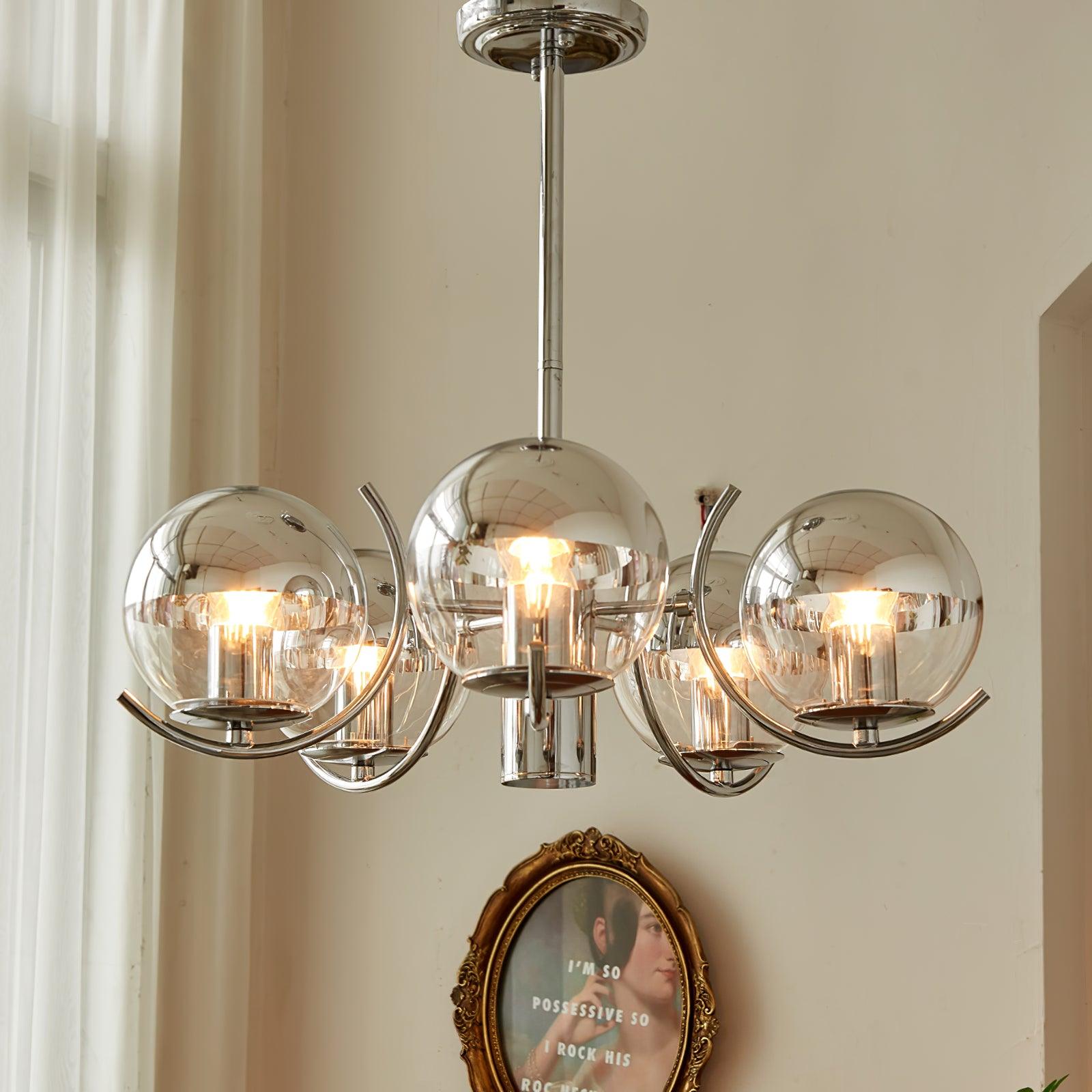 Space Ball Chandelier - Cueteks