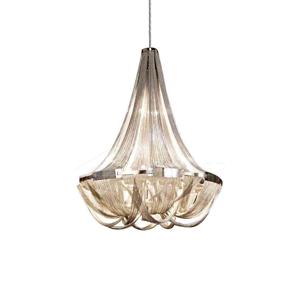 Tassel Aluminum Chain Chandelier - Cueteks