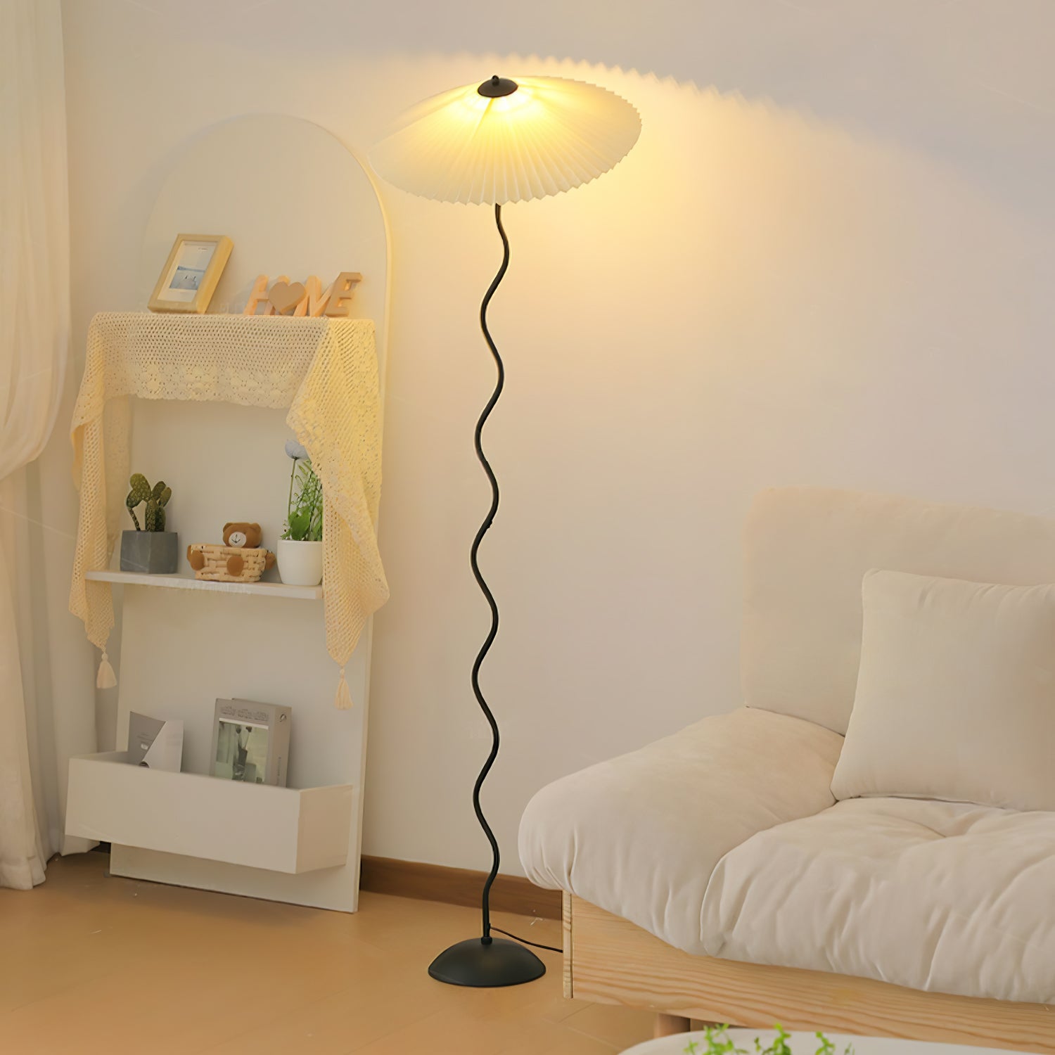 Squiggle Floor Lamp - Cueteks