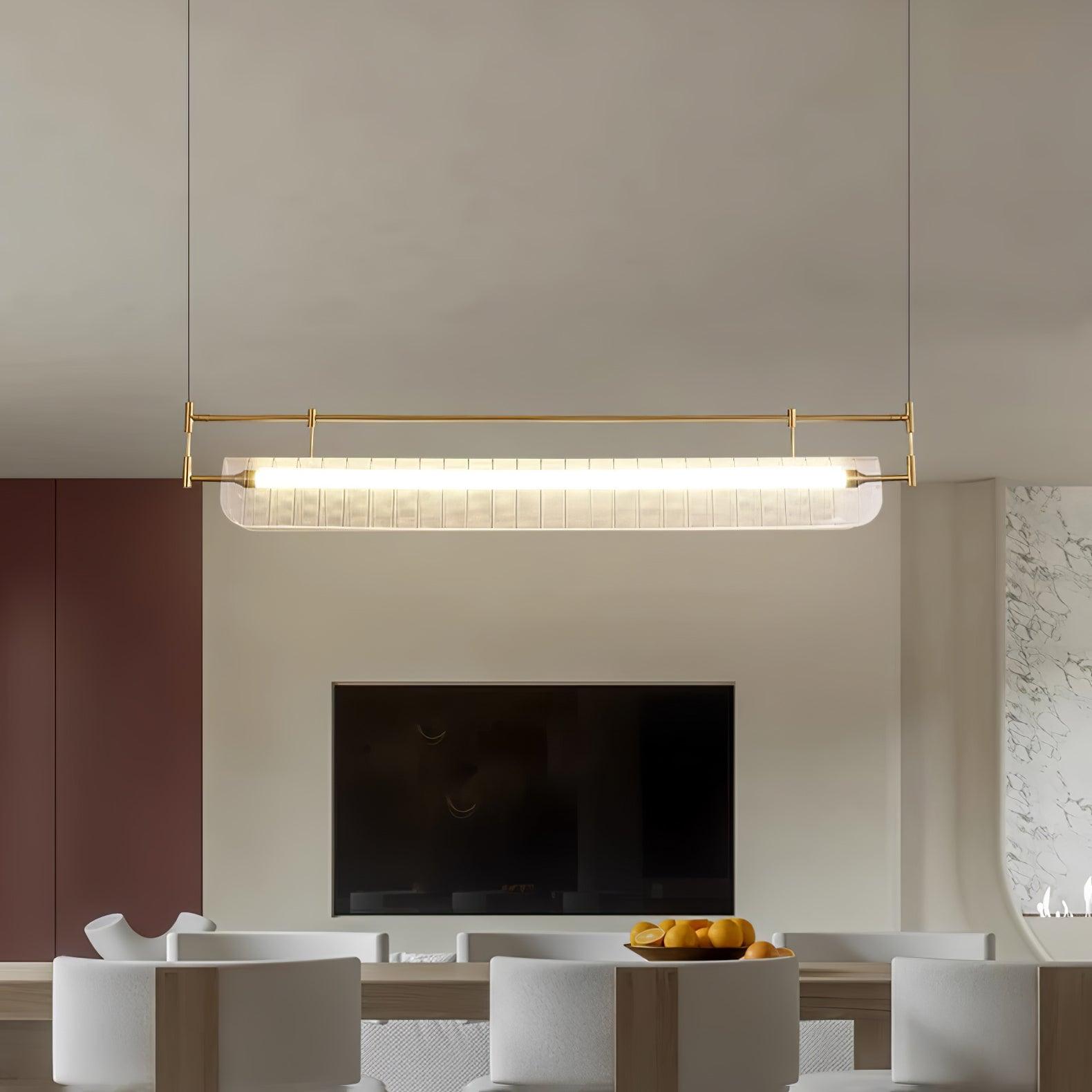 Linear Strip Chandelier - Cueteks