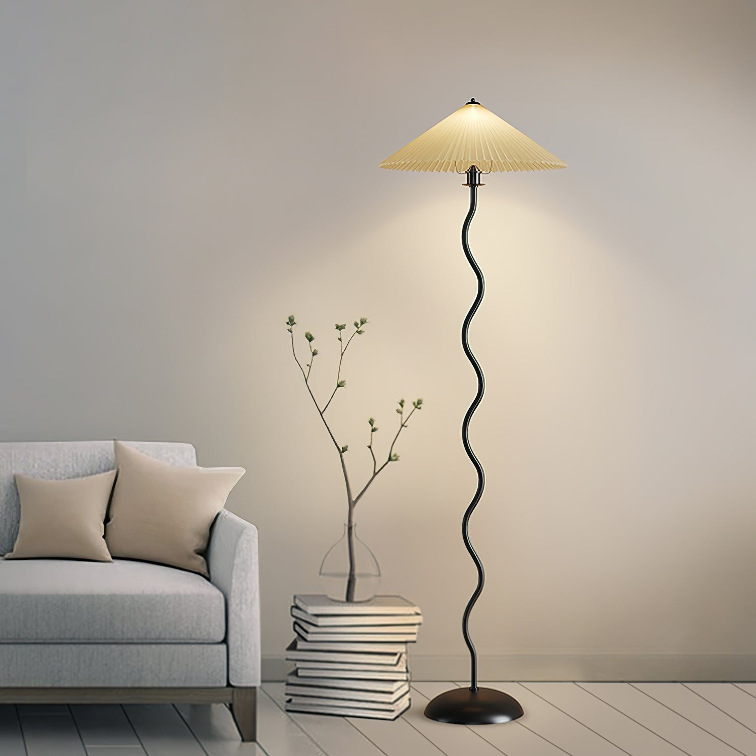 Squiggle Floor Lamp - Cueteks