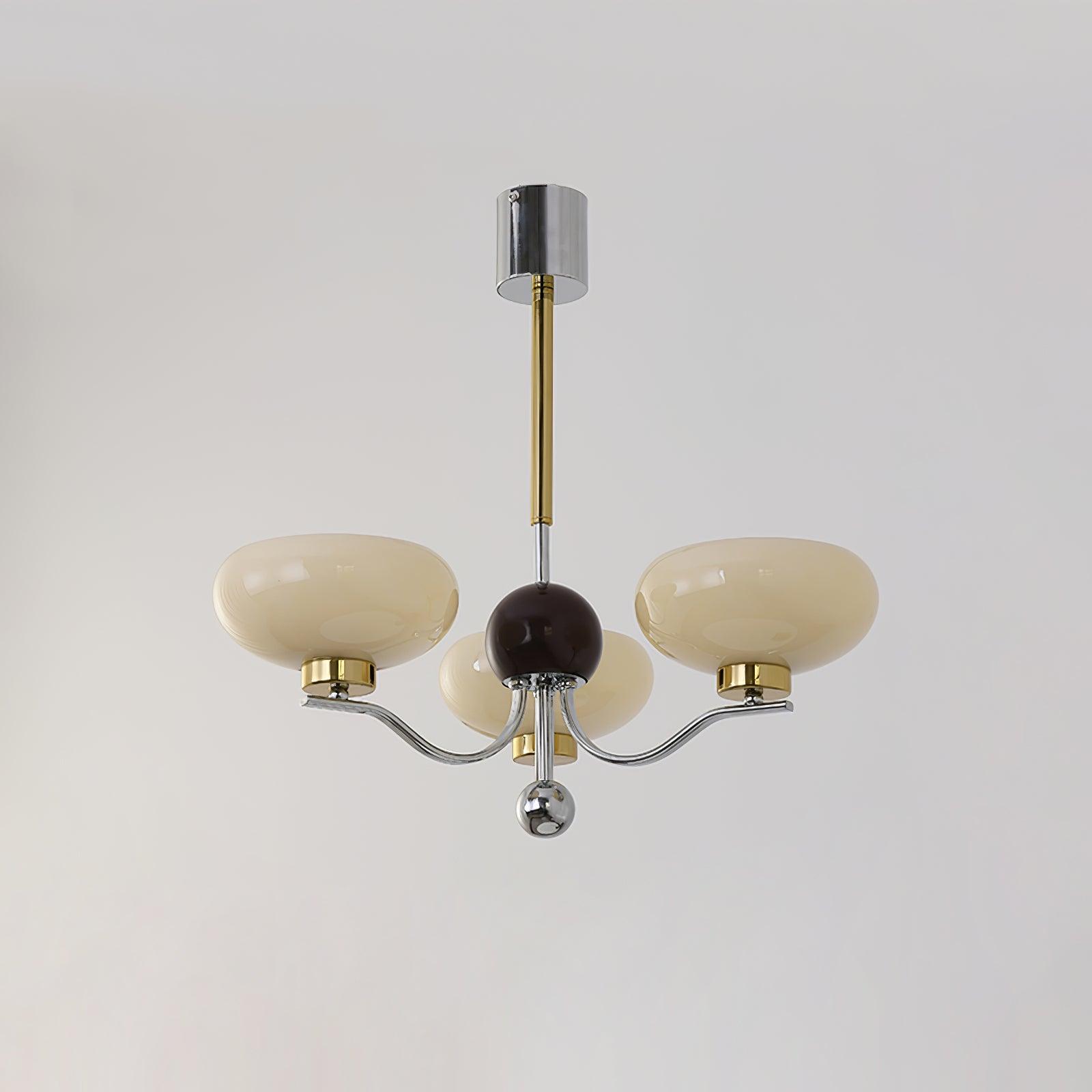 Medieval Glass Bowl Chandelier - Cueteks