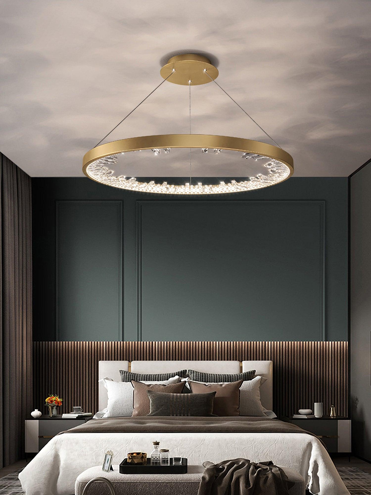Luxury Circle Crystal Chandelier - Cueteks