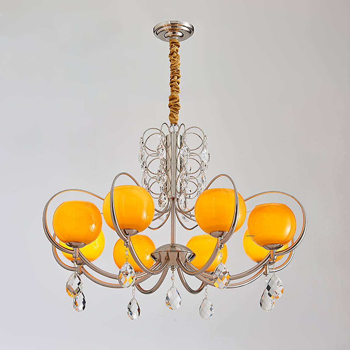 Doria Crystal Chandelier - Cueteks