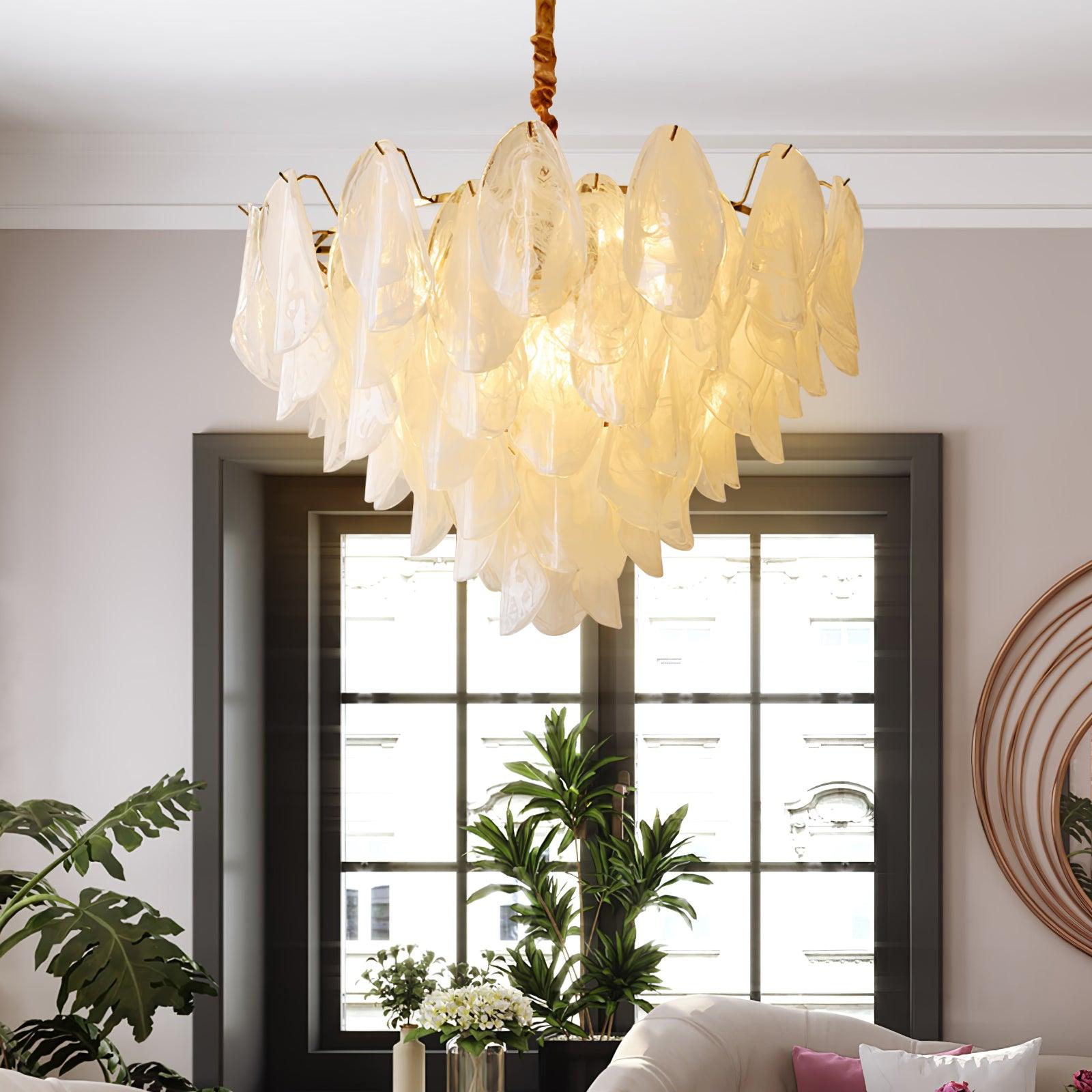 Multi Tier Cloud Glass Pendant Light - Cueteks