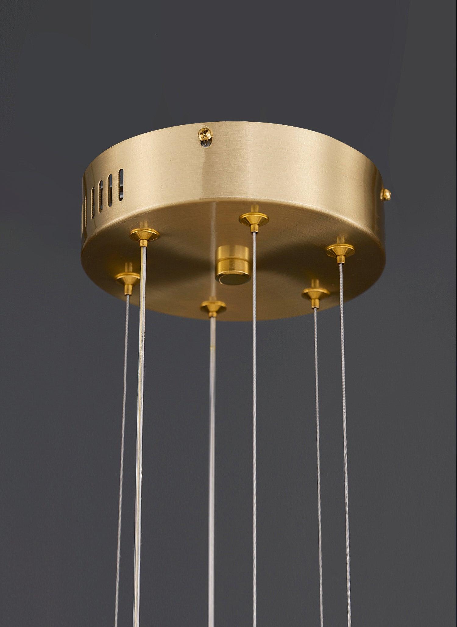 Ripple Glass Chandelier - Cueteks