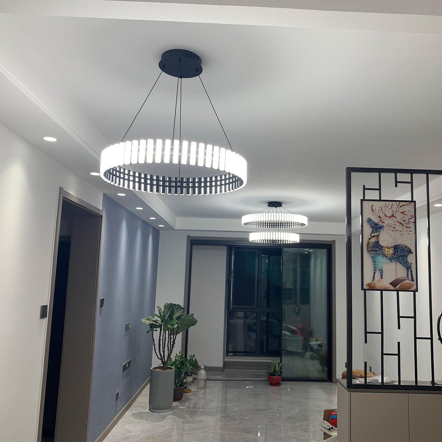 Hanging LED Chandelier - Cueteks